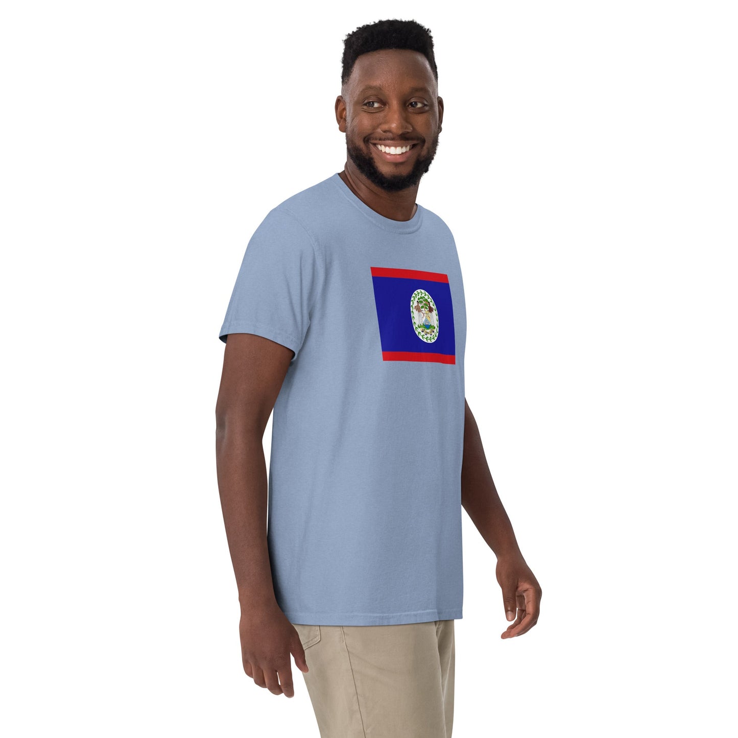 Belize national shirt, 4X large, in true navy