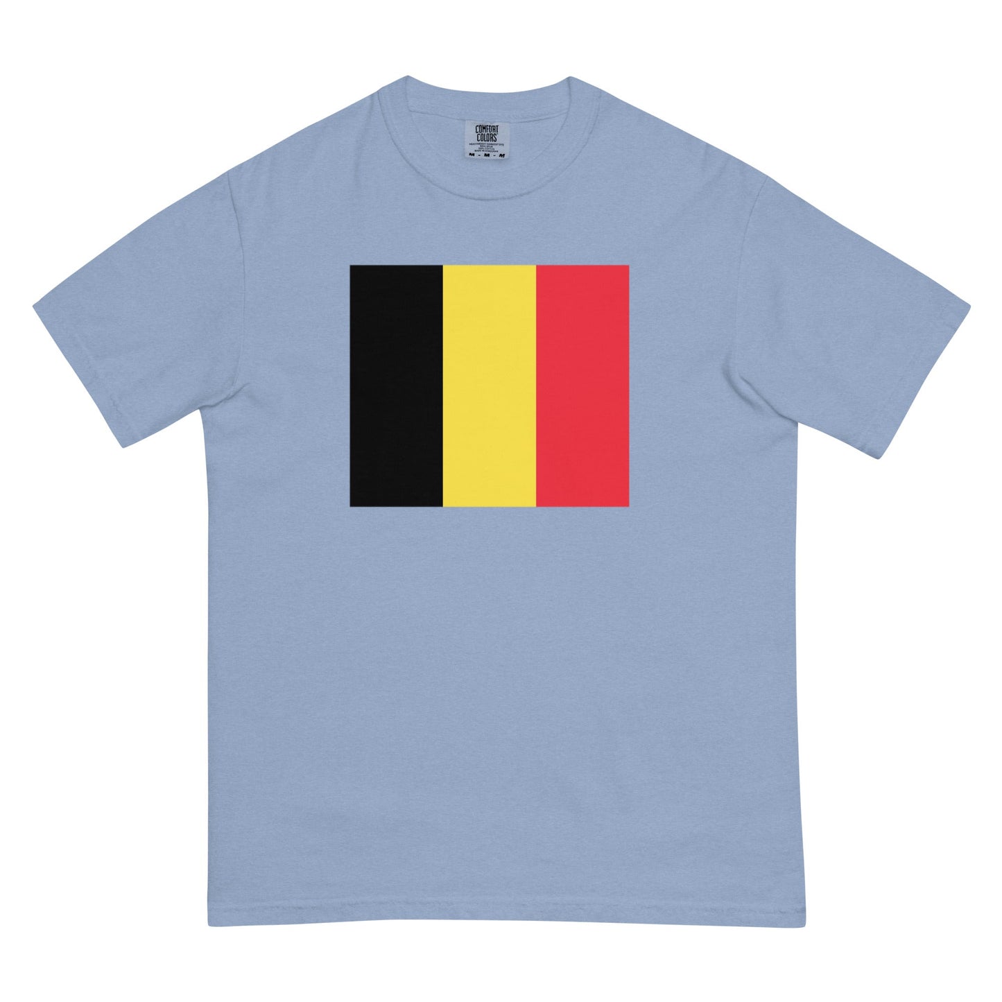 Bold Benin 1 flag design tee in red, large