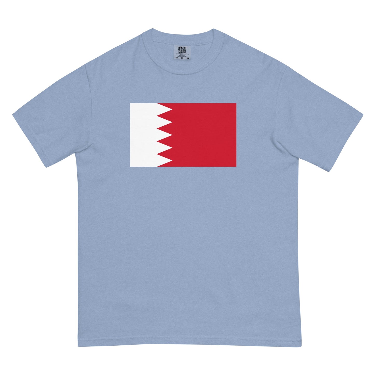 Bahrain flag shirt in espresso, size 4X large
