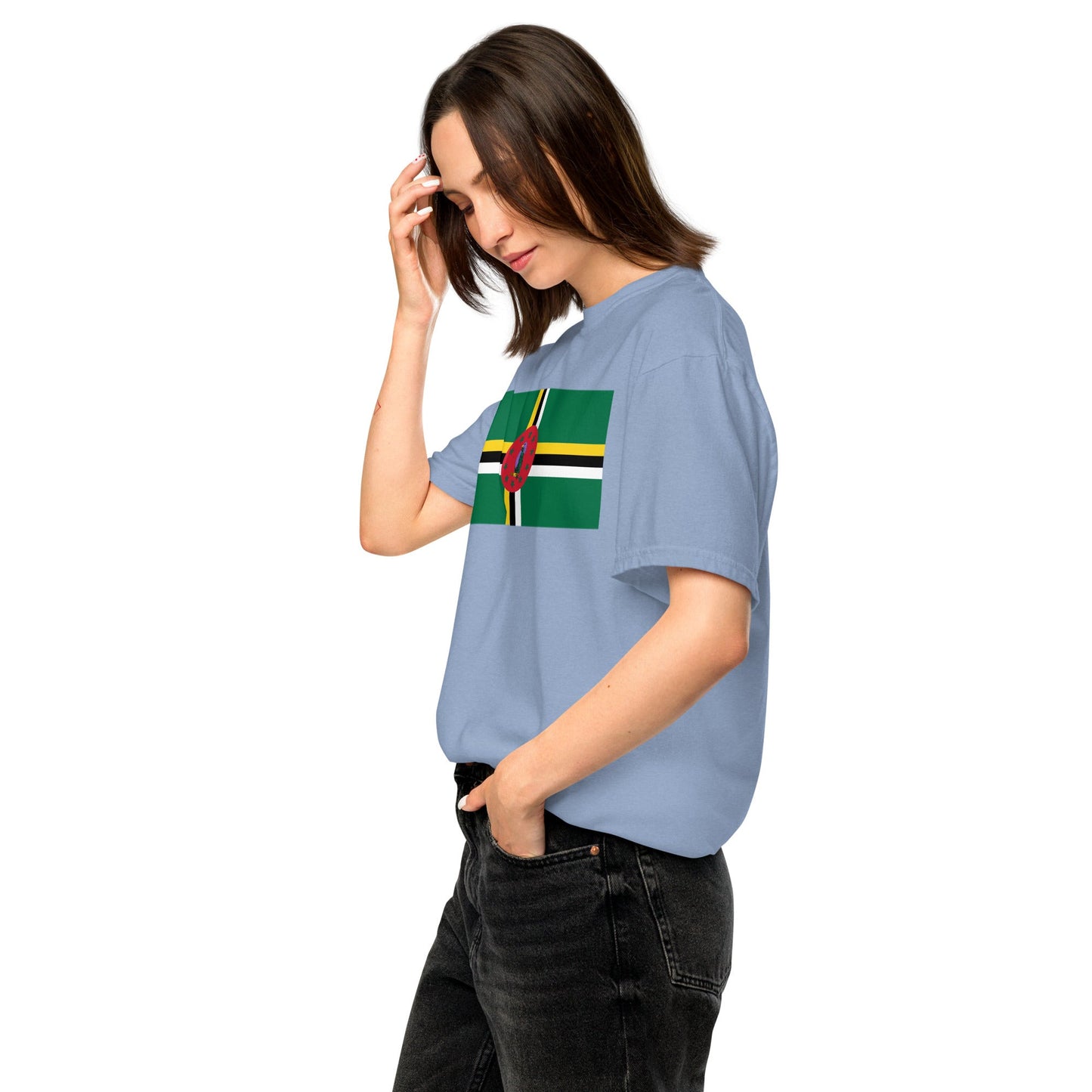 red flag shirt for Dominica 1 – size medium
