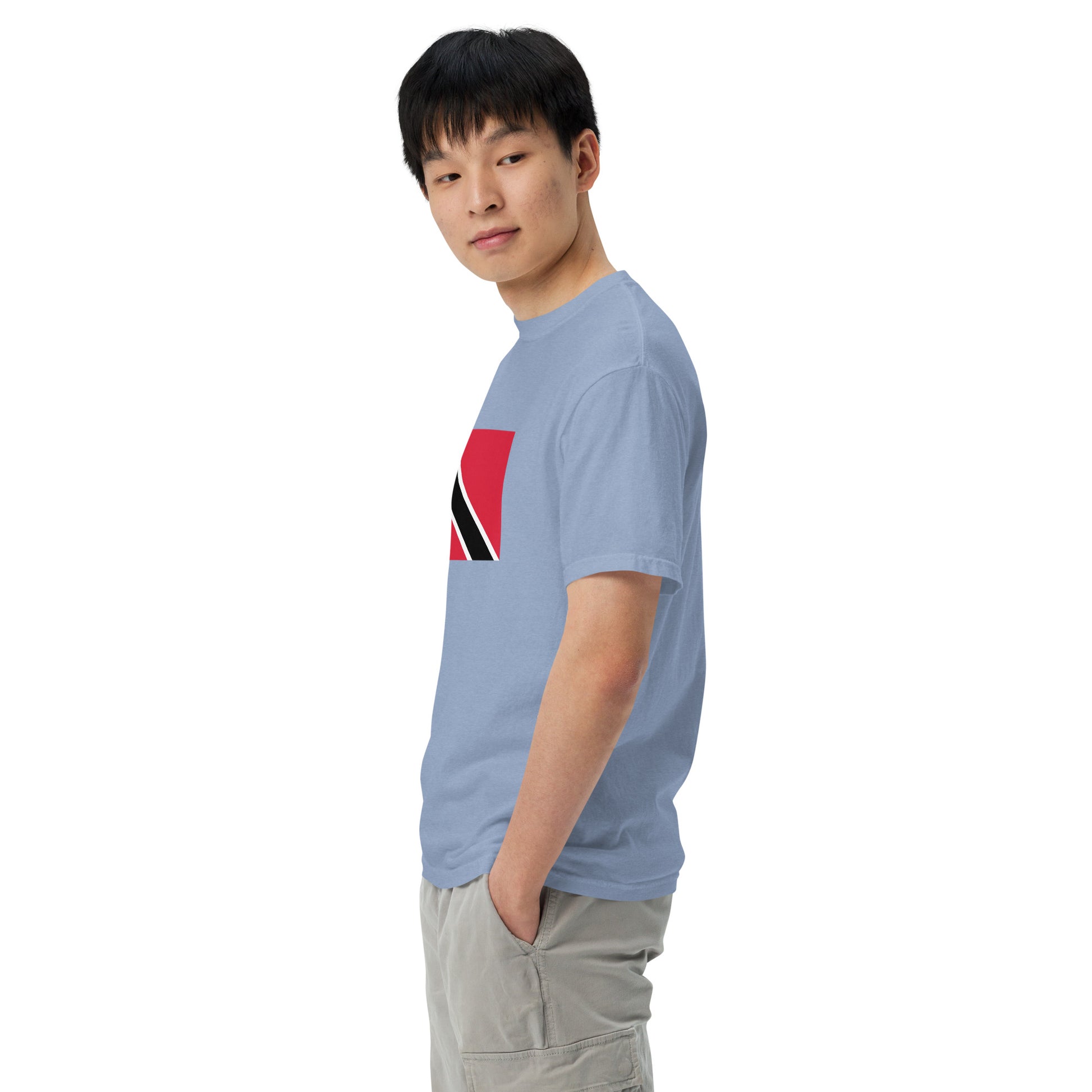Flag tee representing Trinidad in blue spruce, 3X large