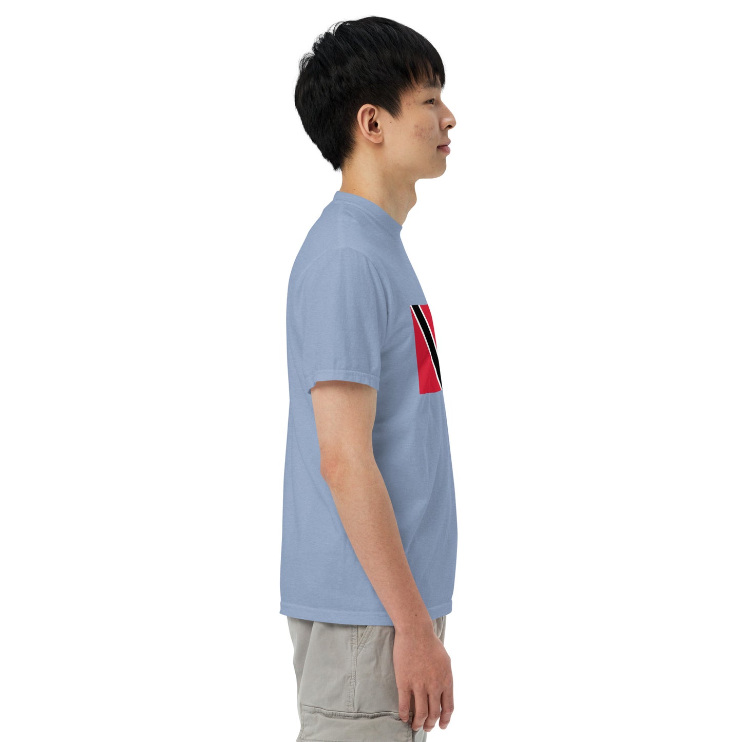 Flag tee representing Trinidad in blue spruce, 2X large