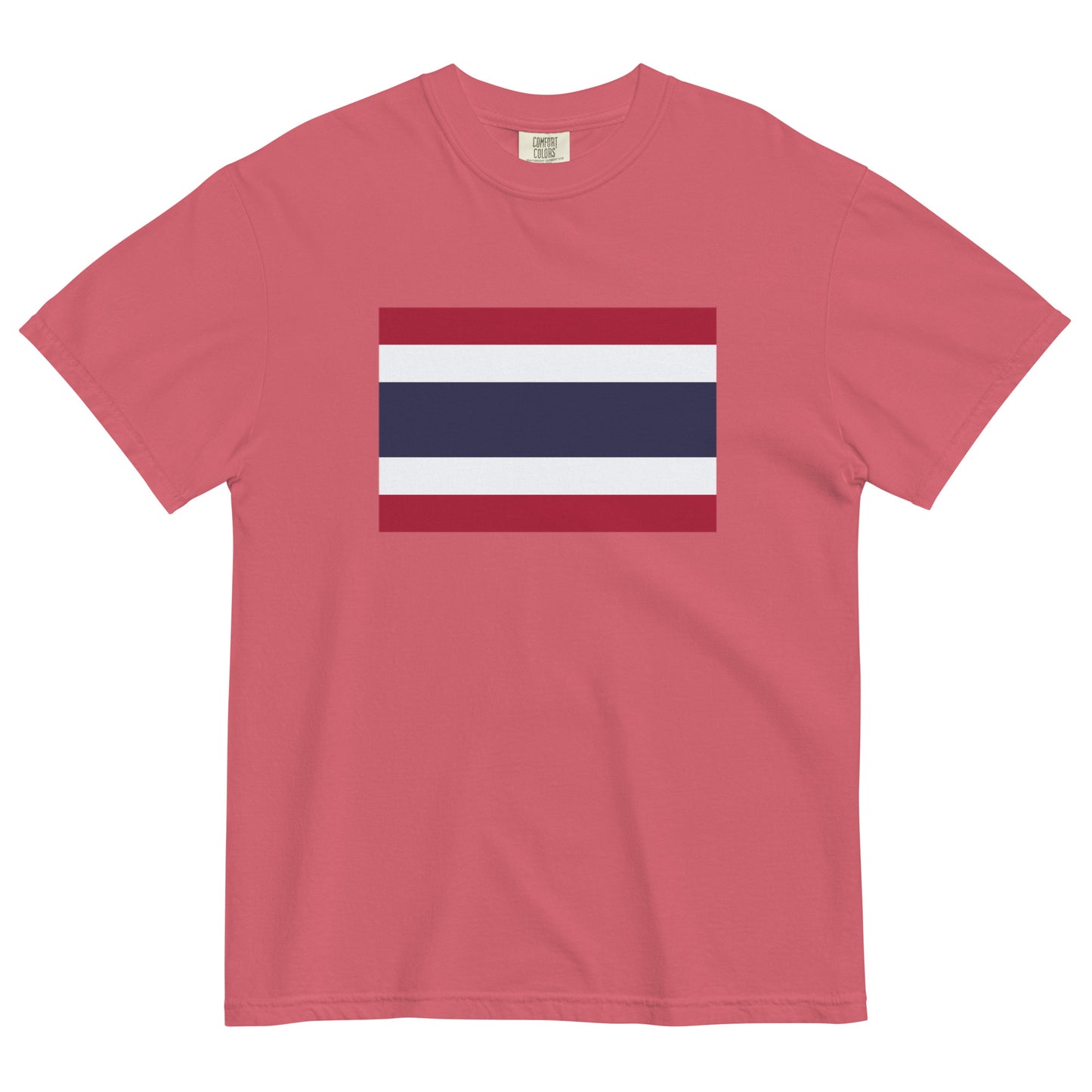 Flat lay of true navy Thailand flag tee, medium size