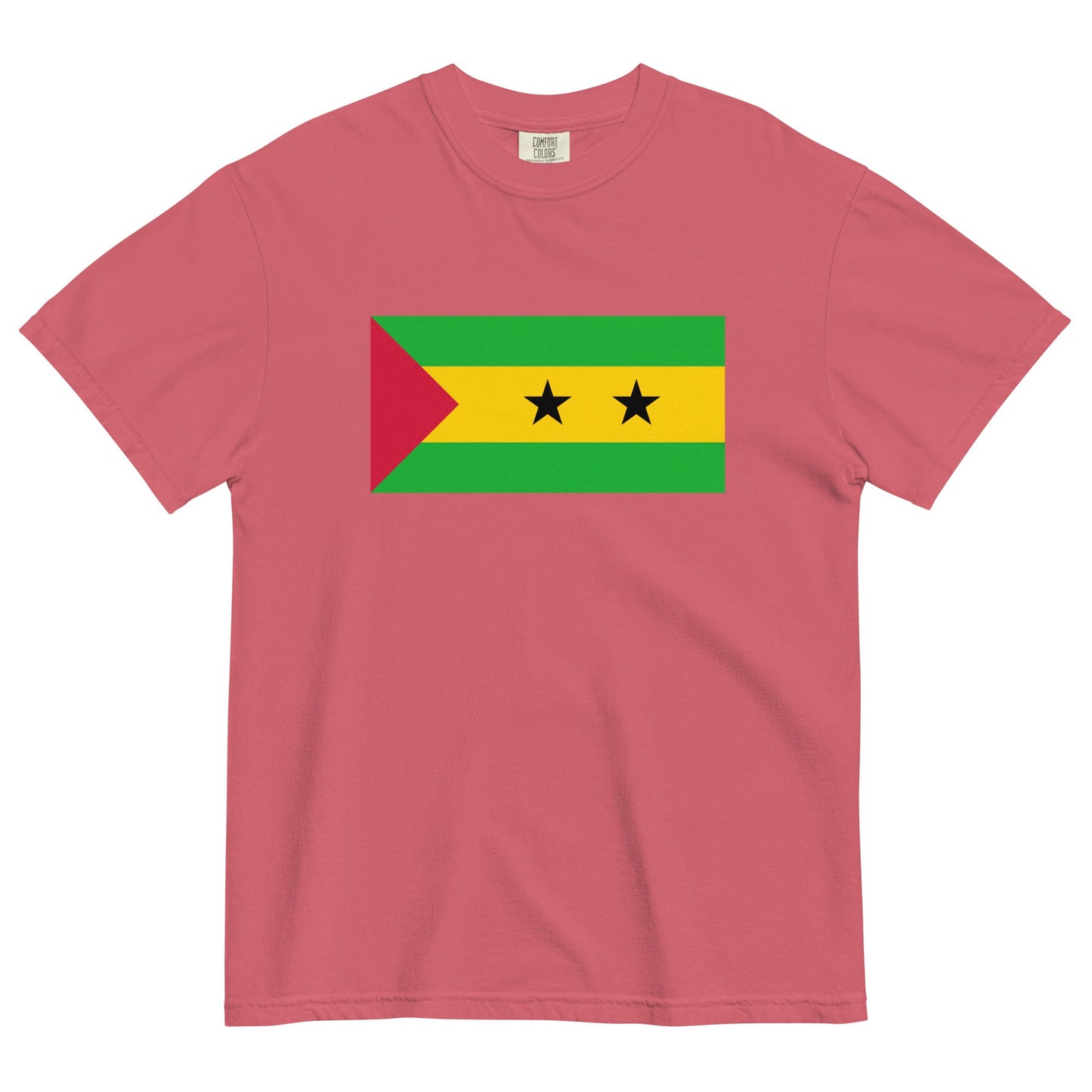Stylish Senegal 1 flag t-shirt laid flat, large, true navy