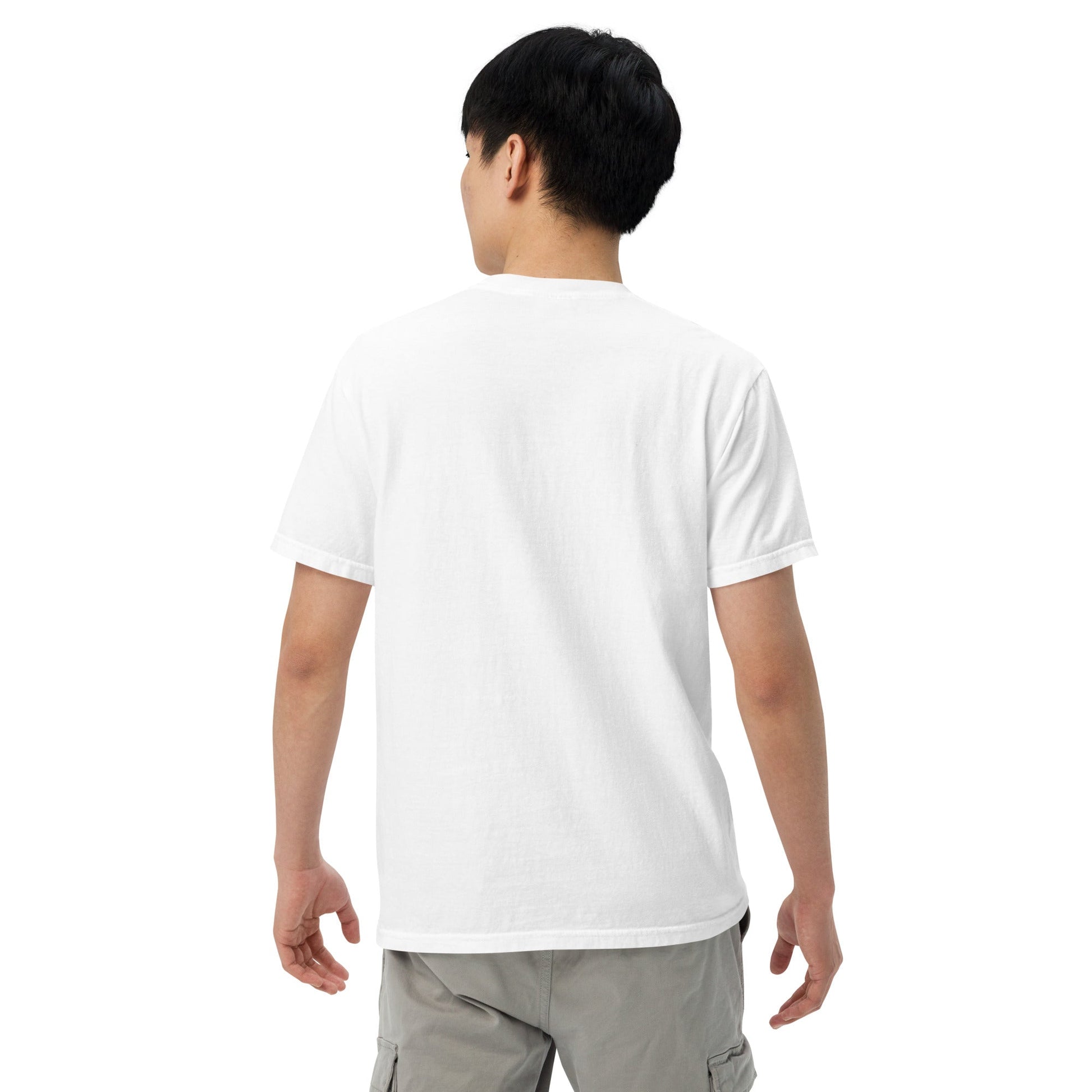 Bold Japan flag design tee in true navy, small