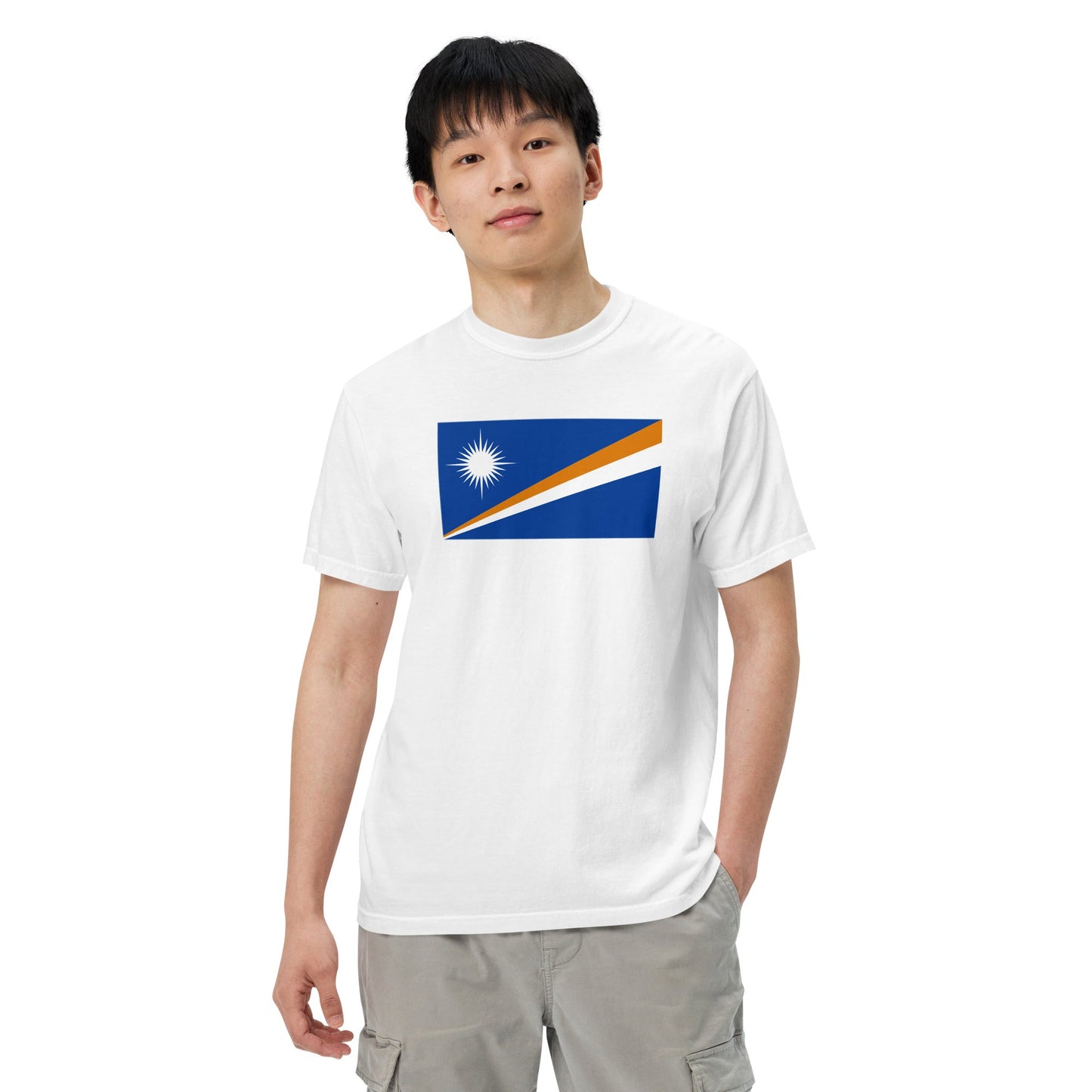 red flag shirt for Marshall Islands – size 2X large