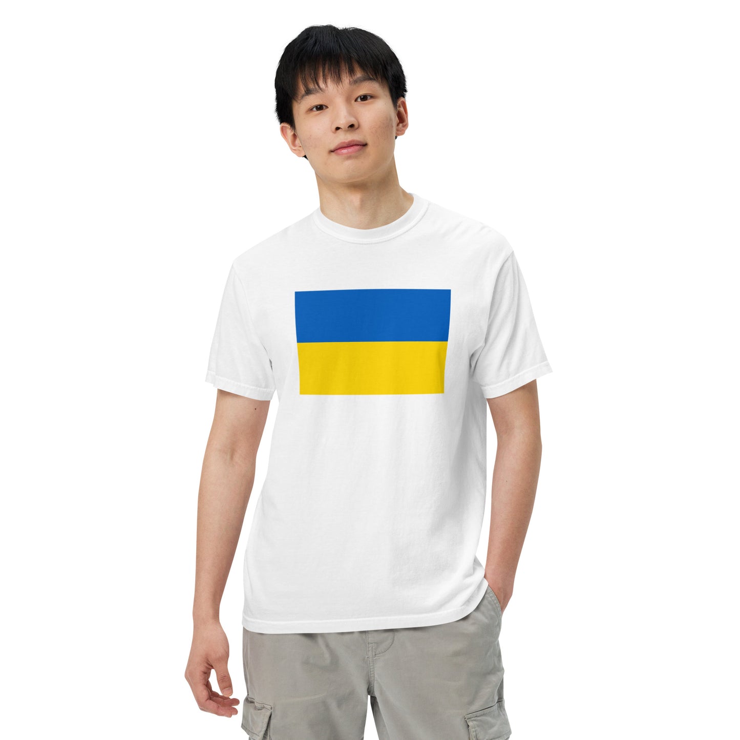 Ukraine heritage shirt, black, size extra large