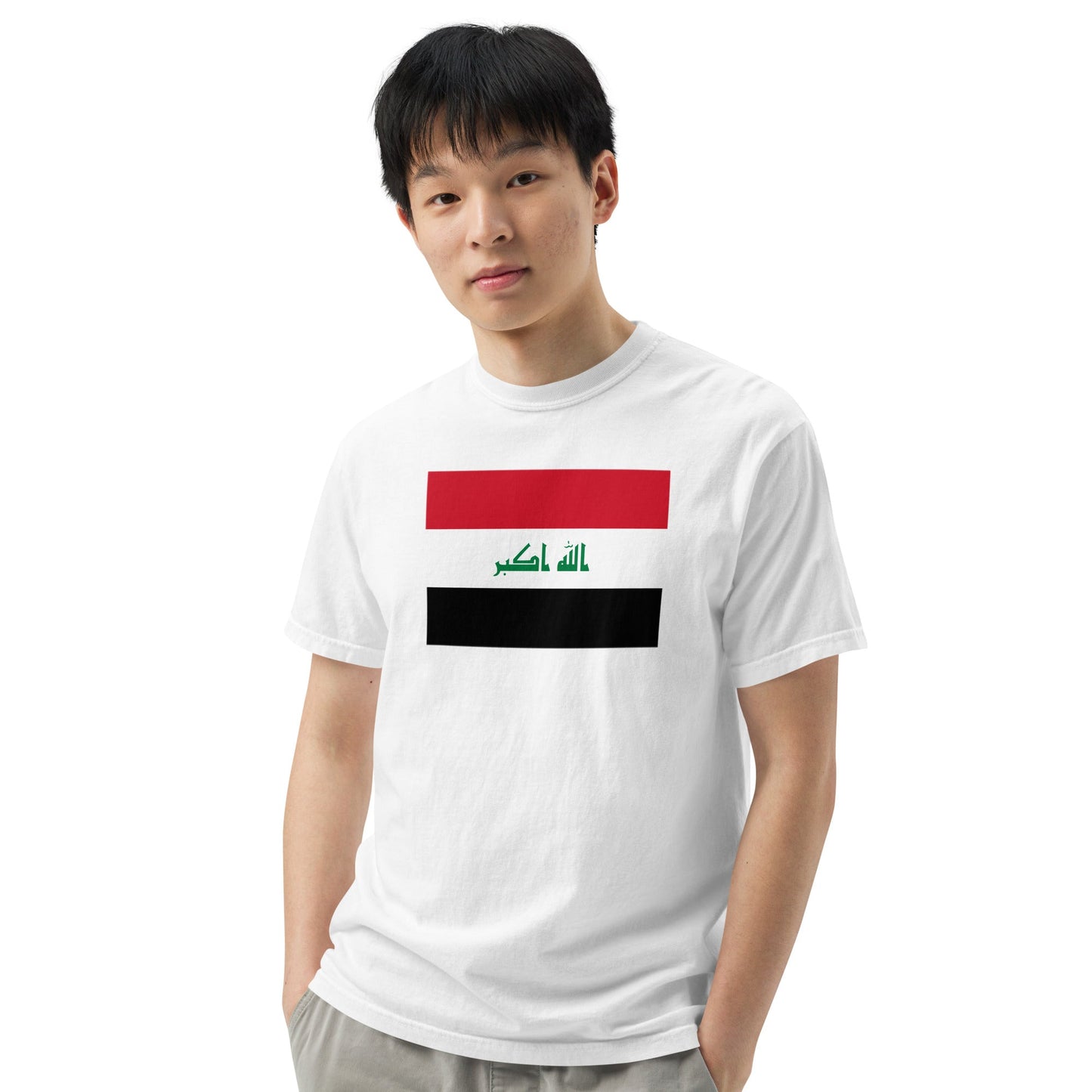 Iraq pride shirt in brick – unisex, small