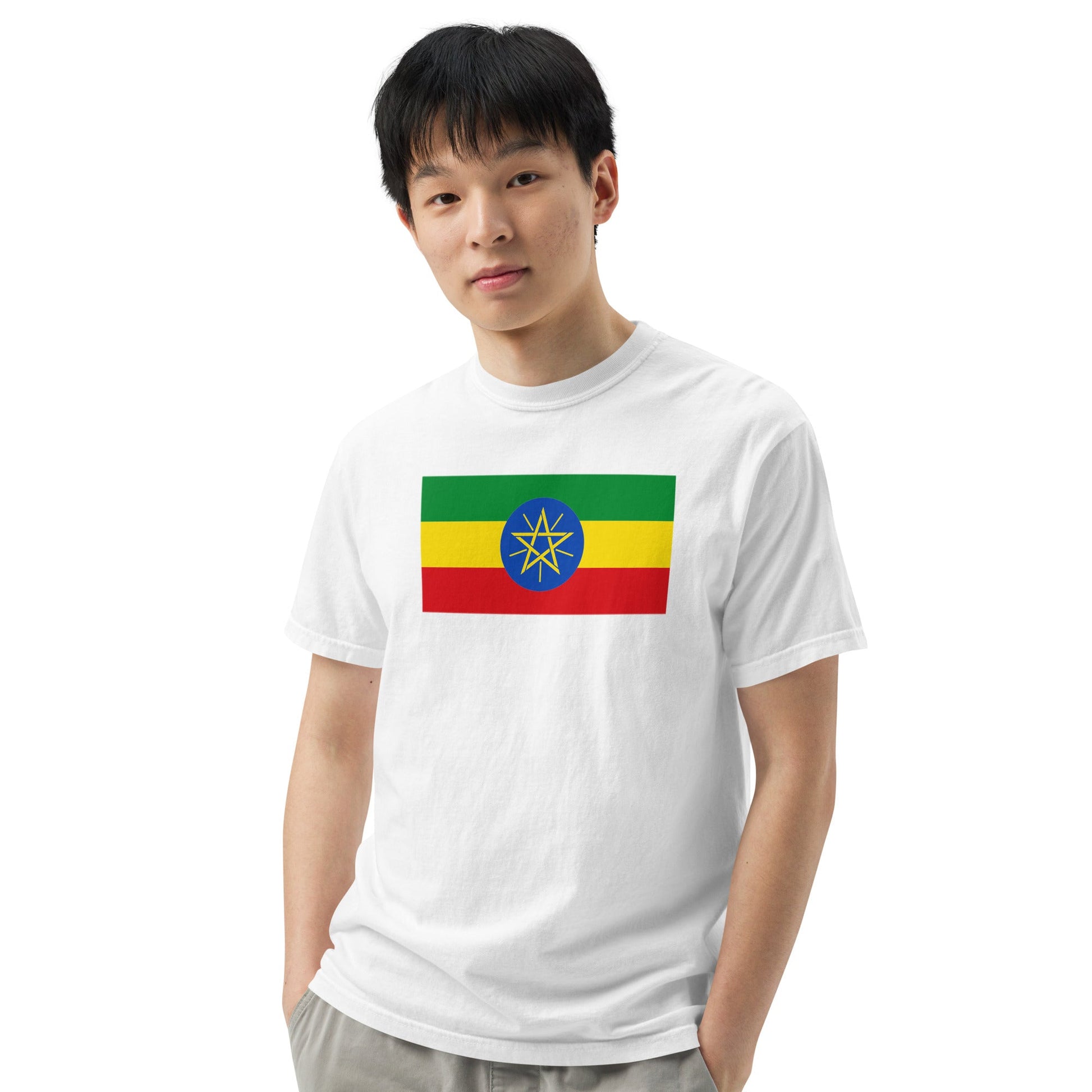 Ethiopia pride shirt in grape – unisex, 3X large