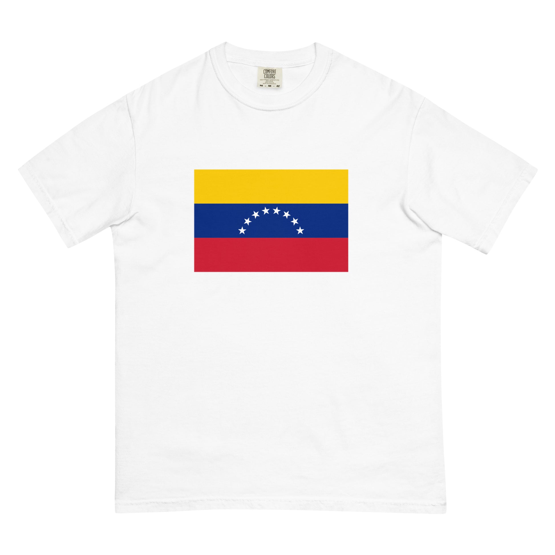 Flag tee representing Venezuela in black, 4X large