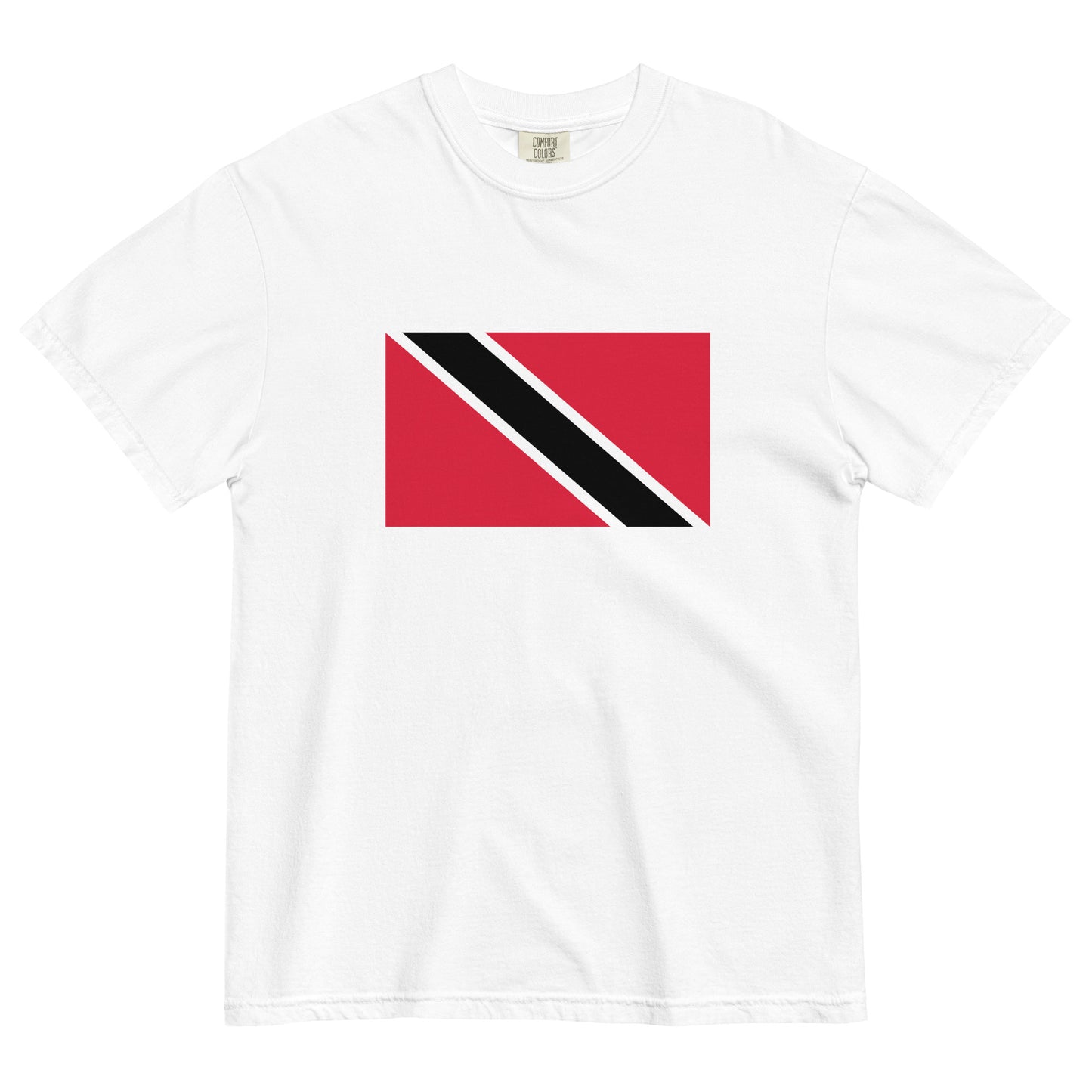 Bold Trinidad flag design tee in true navy, large