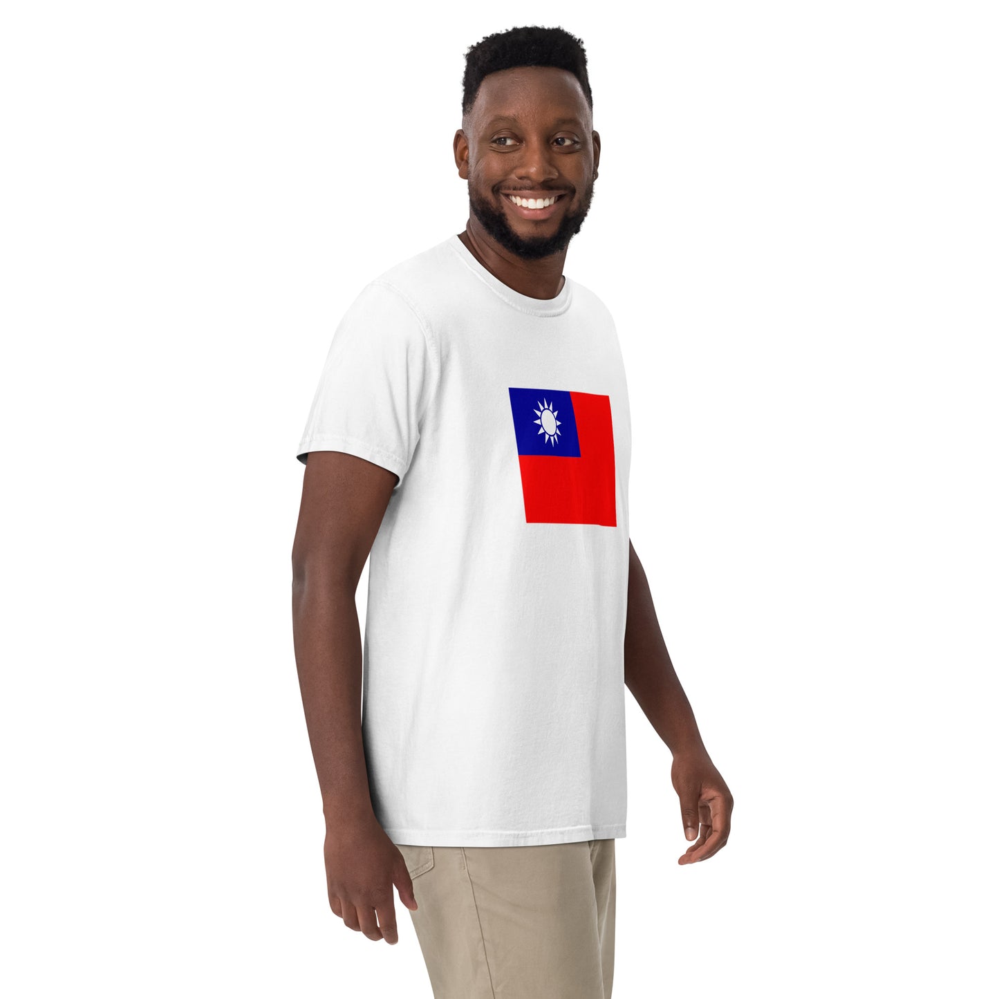 Taiwan pride shirt in black – unisex, medium
