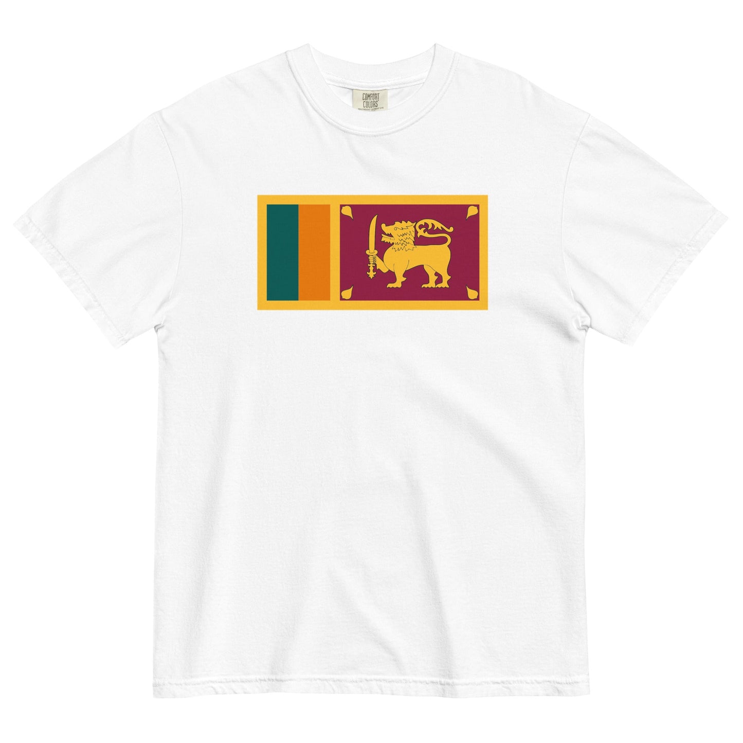 Sri Lanka heritage shirt, red, size extra large