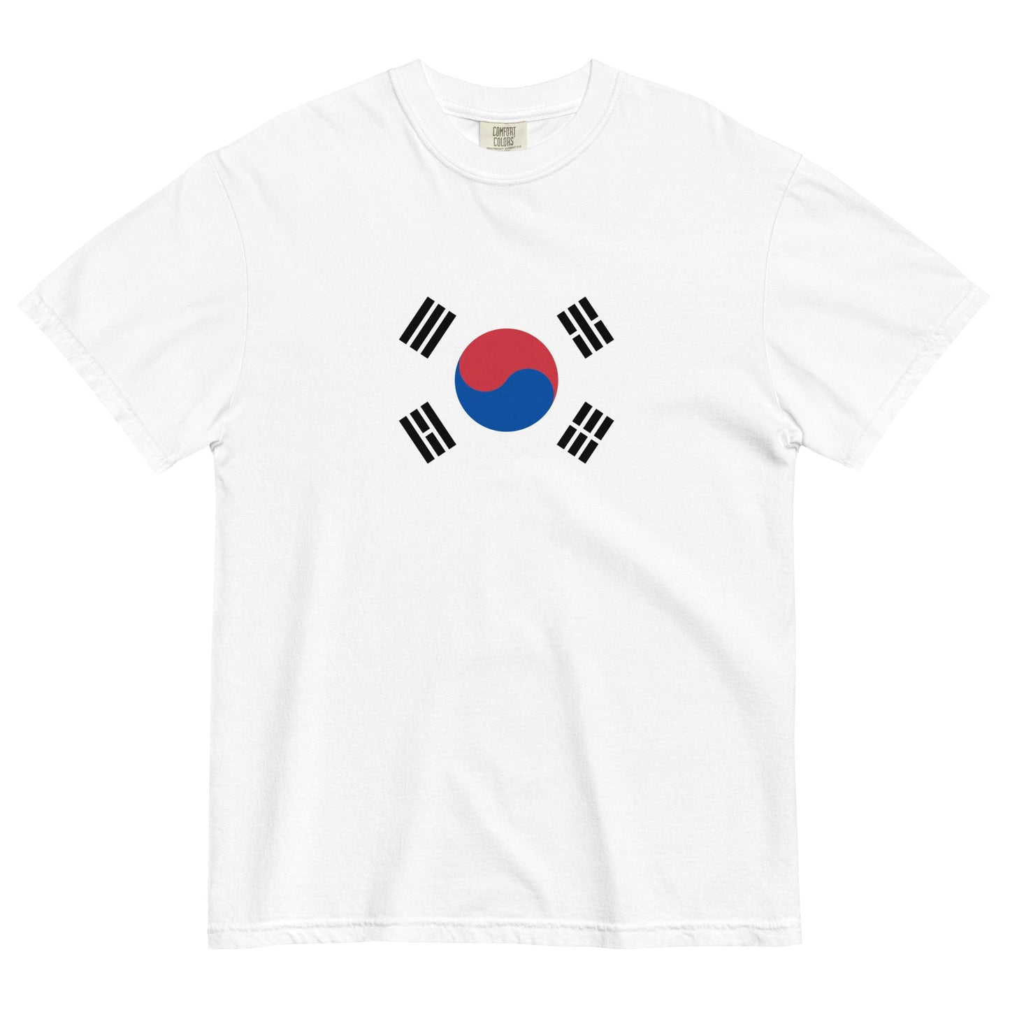 Flag tee representing South in black, small