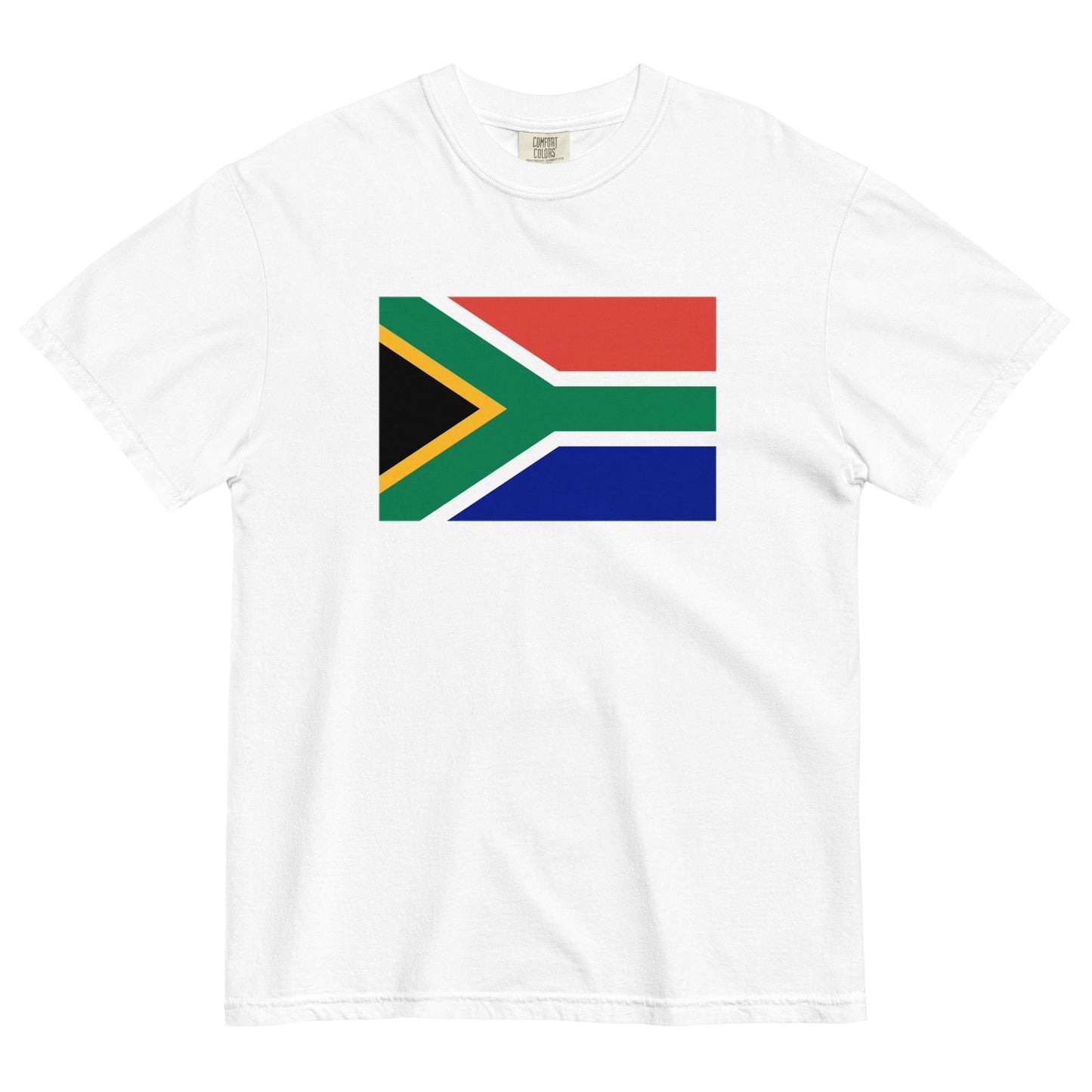 black shirt with South flag design, small