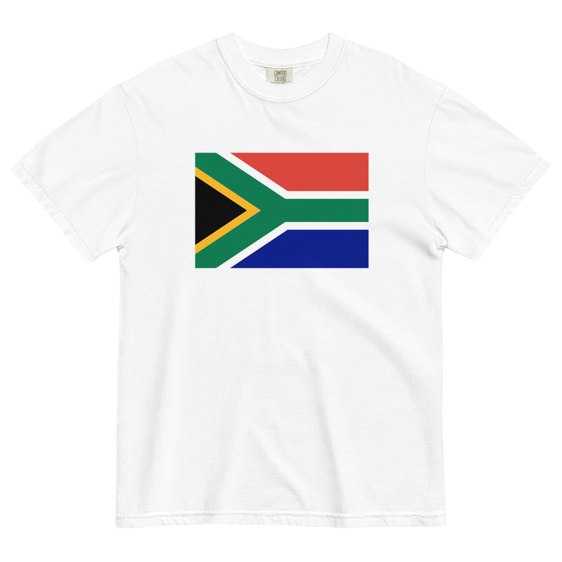 black shirt with South flag design, small