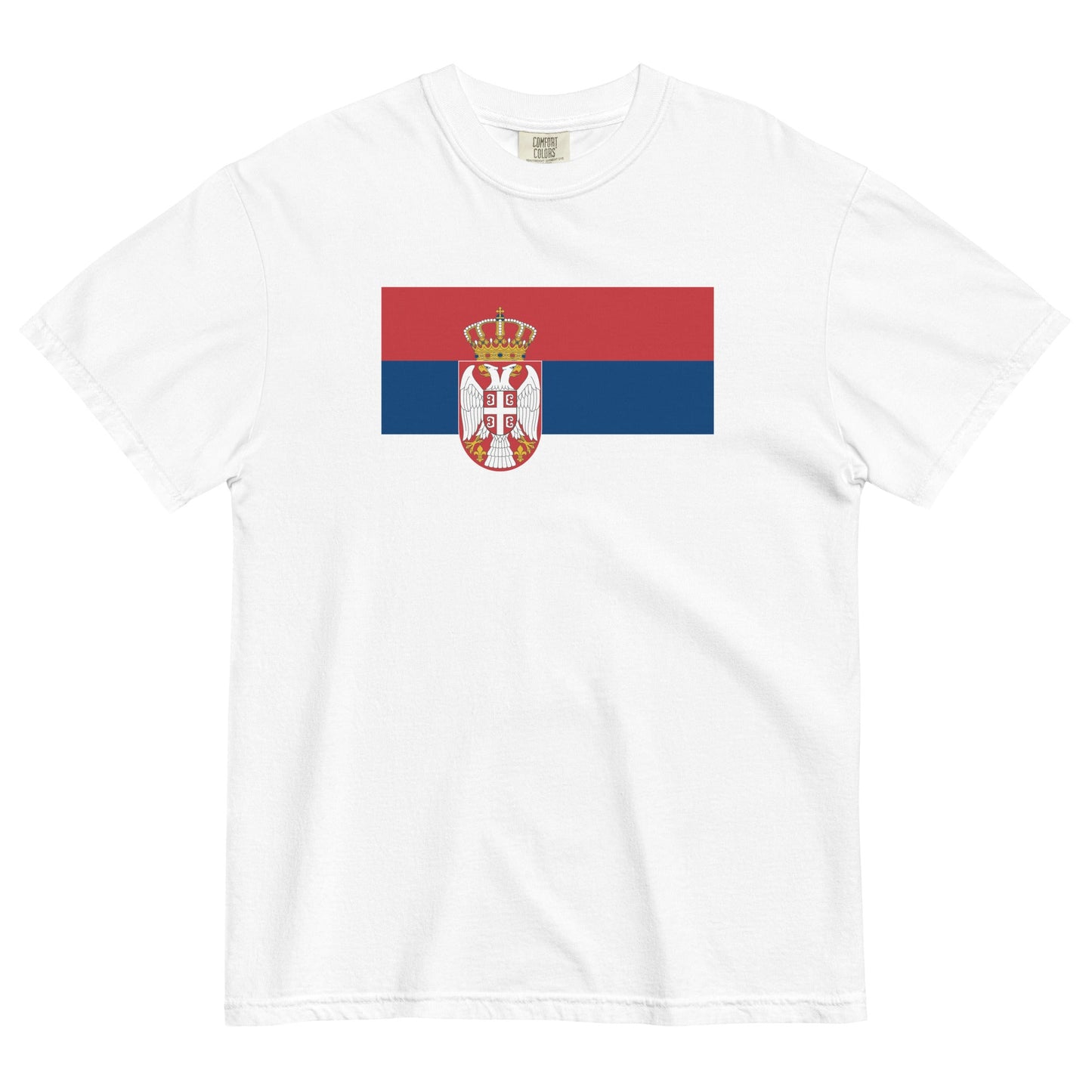 Serbia flag shirt in true navy, size 3X large