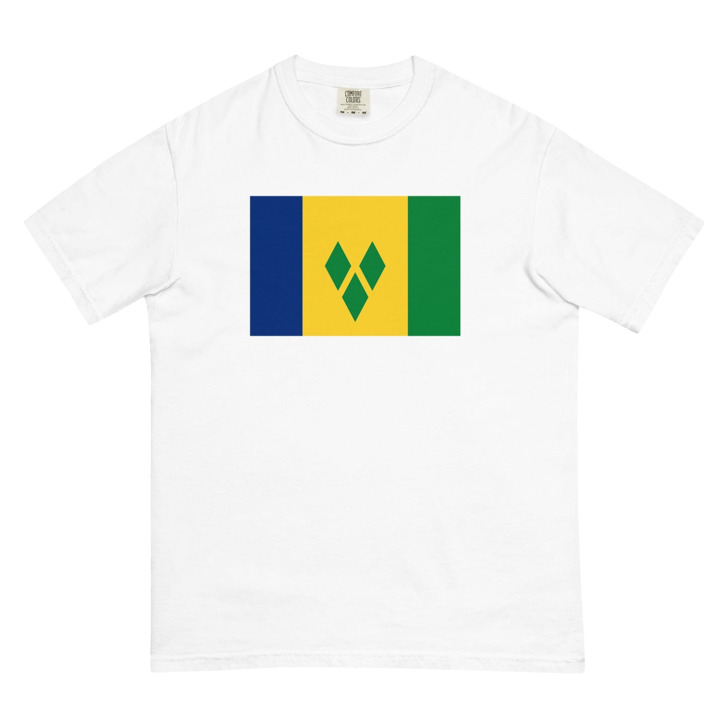 Saint Vincent And The Grenadines flag shirt in true navy, size extra large