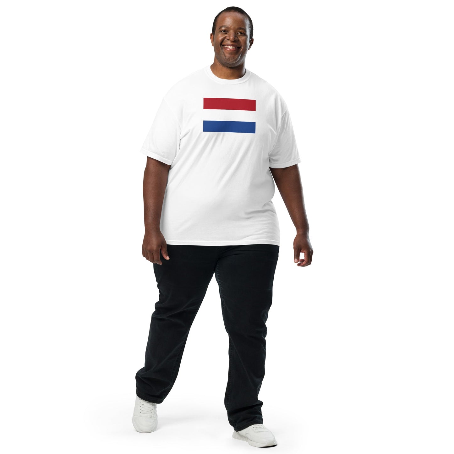 Stylish New Zealand flag t-shirt laid flat, 4X large, black