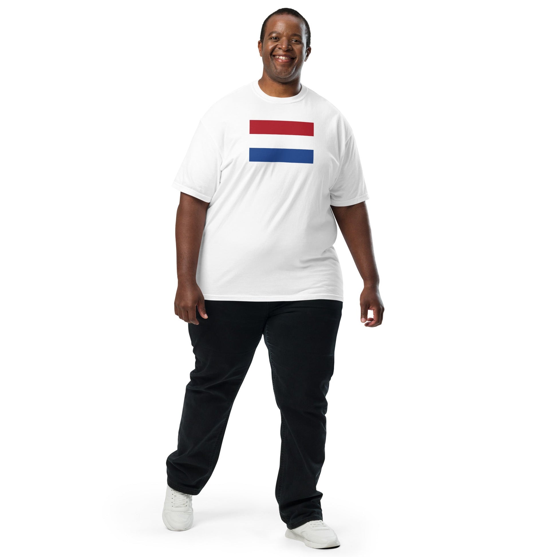 Stylish New Zealand flag t-shirt laid flat, 4X large, black