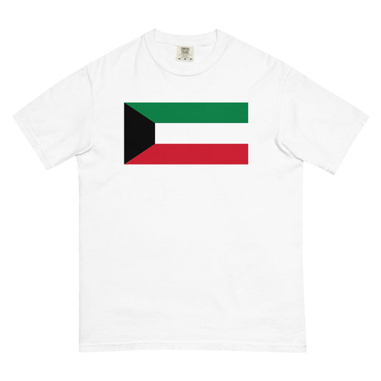 Kuwait flag shirt in black, size small