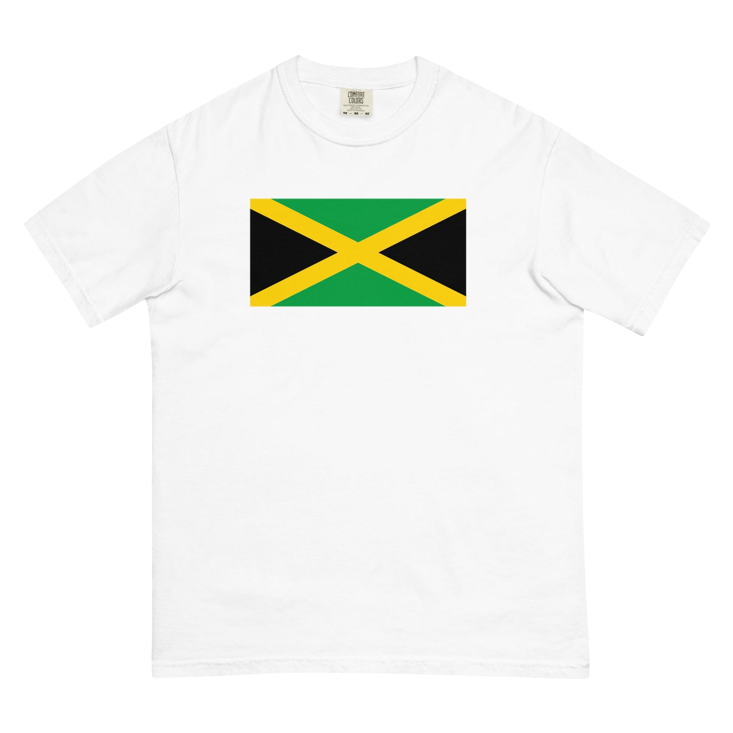 Flag tee representing Jamaica in berry, 2X large