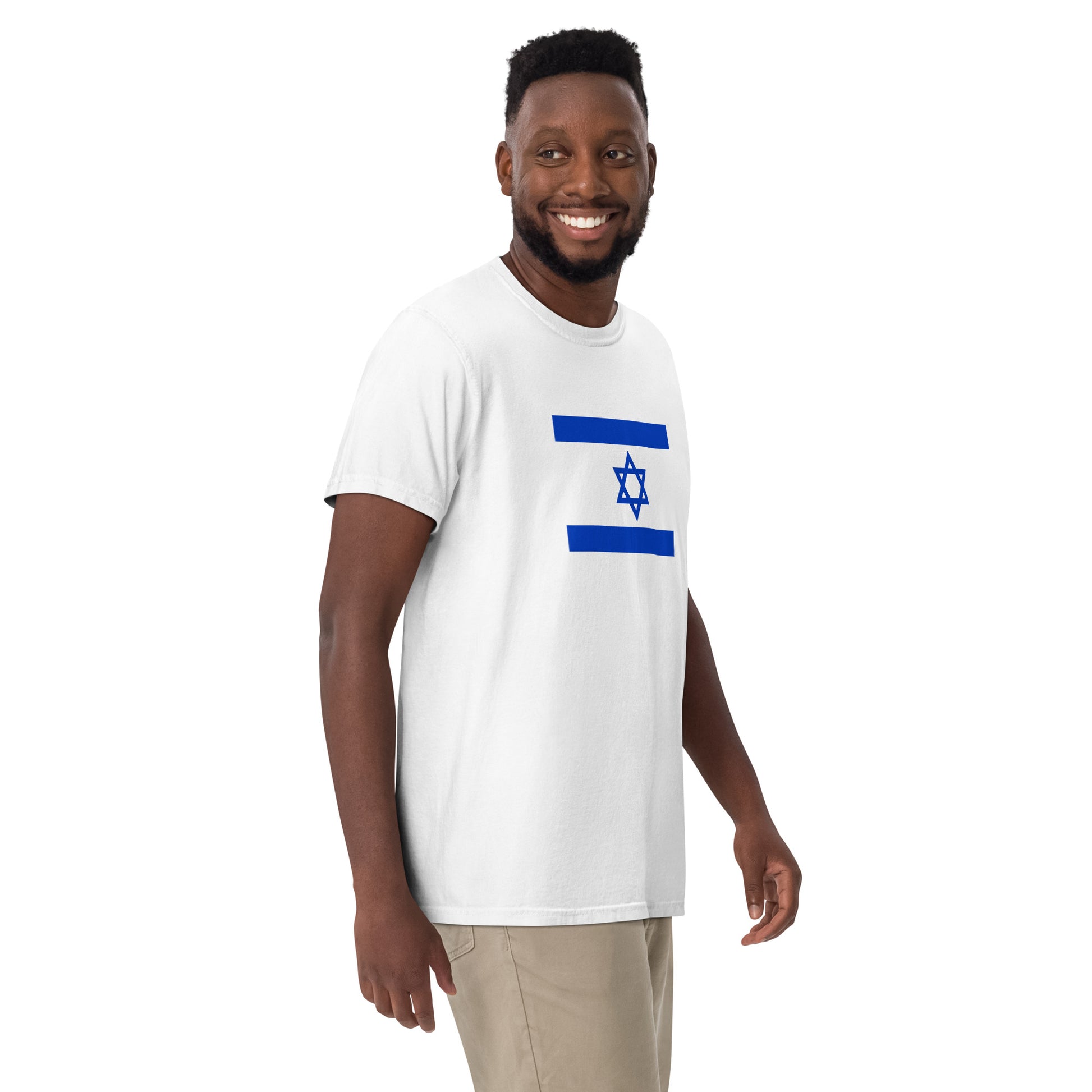 Israel pride shirt in red – unisex, 3X large