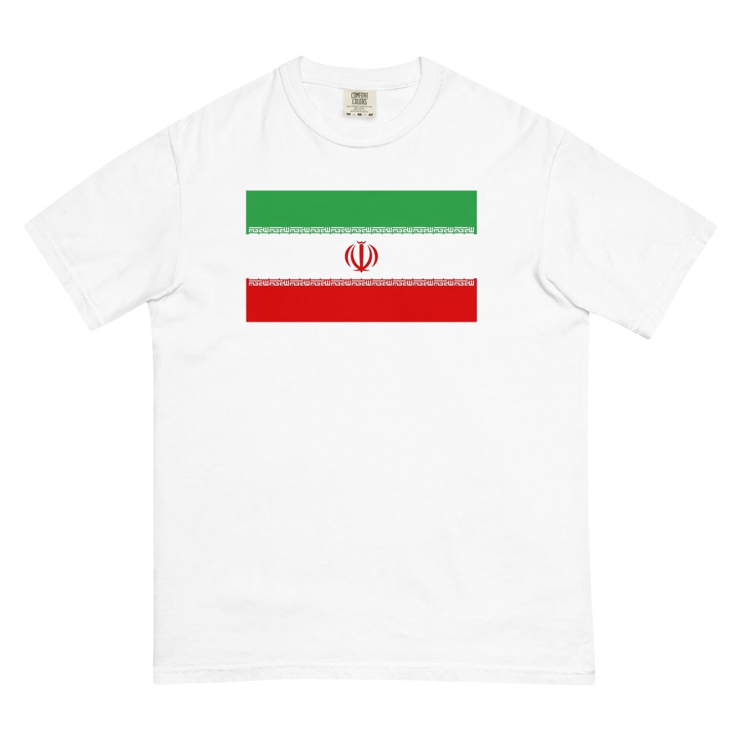 paprika shirt with Iran flag design, 3X large