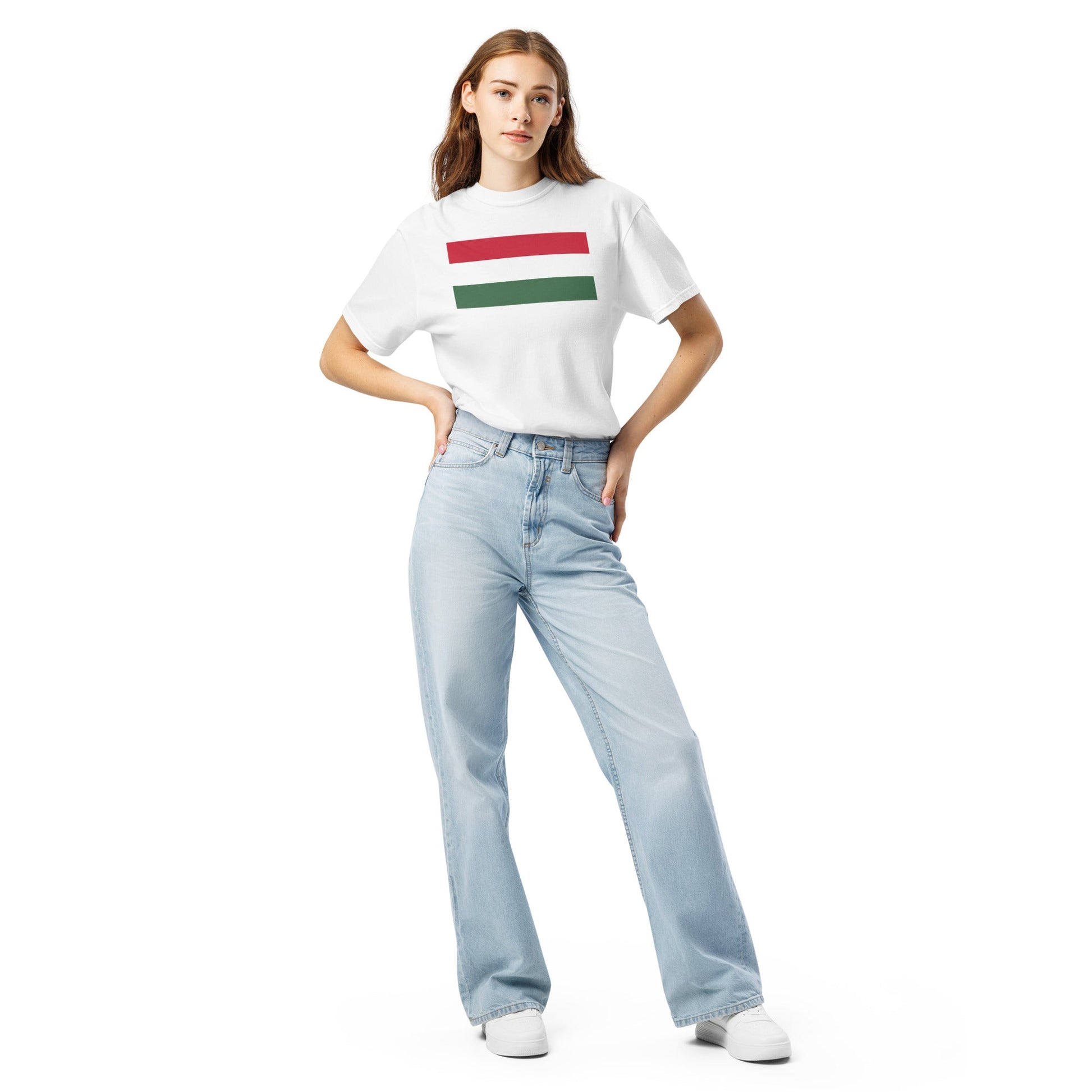 Flag tee representing Iceland 1 in blue spruce, 3X large