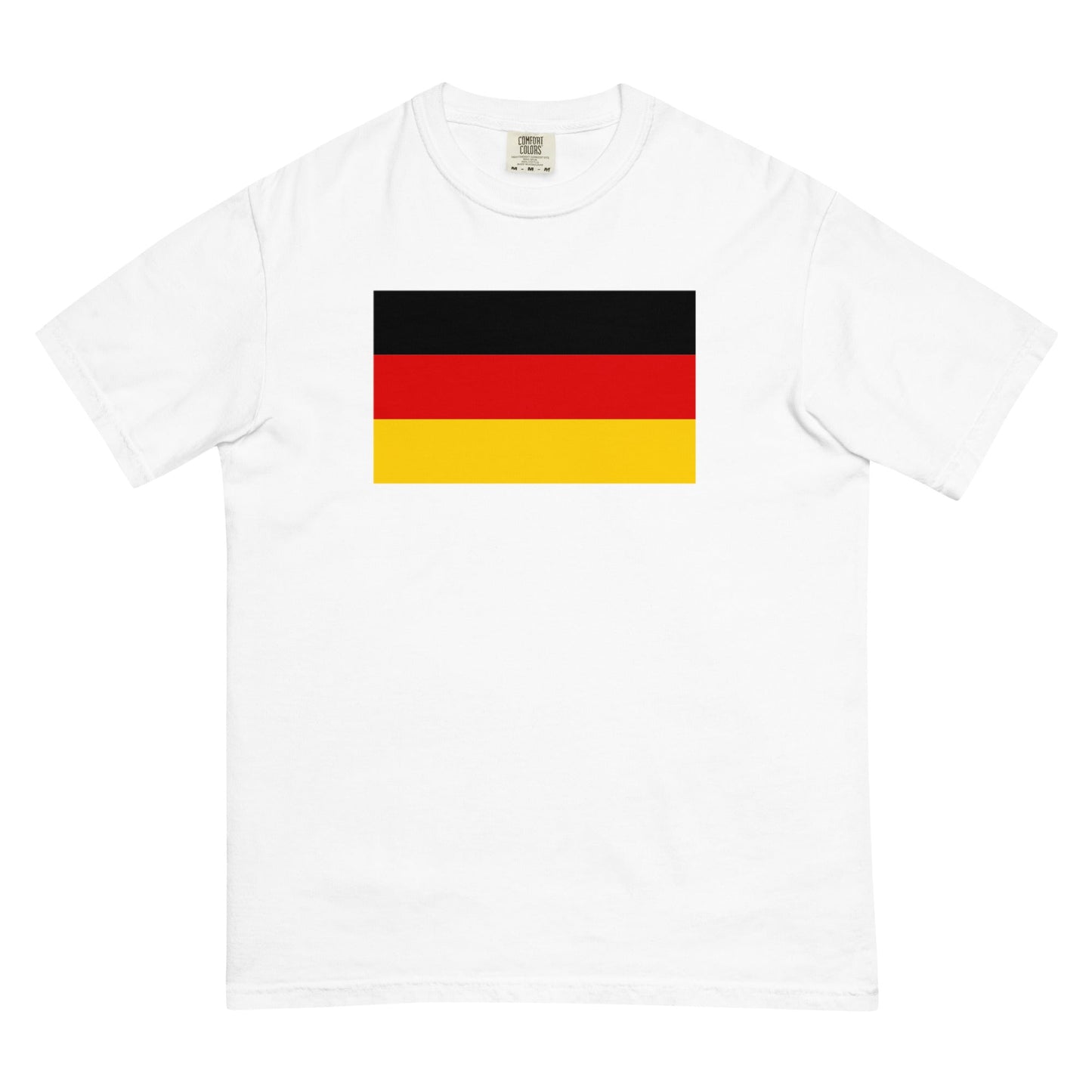 Bold Germany flag design tee in berry, 2X large