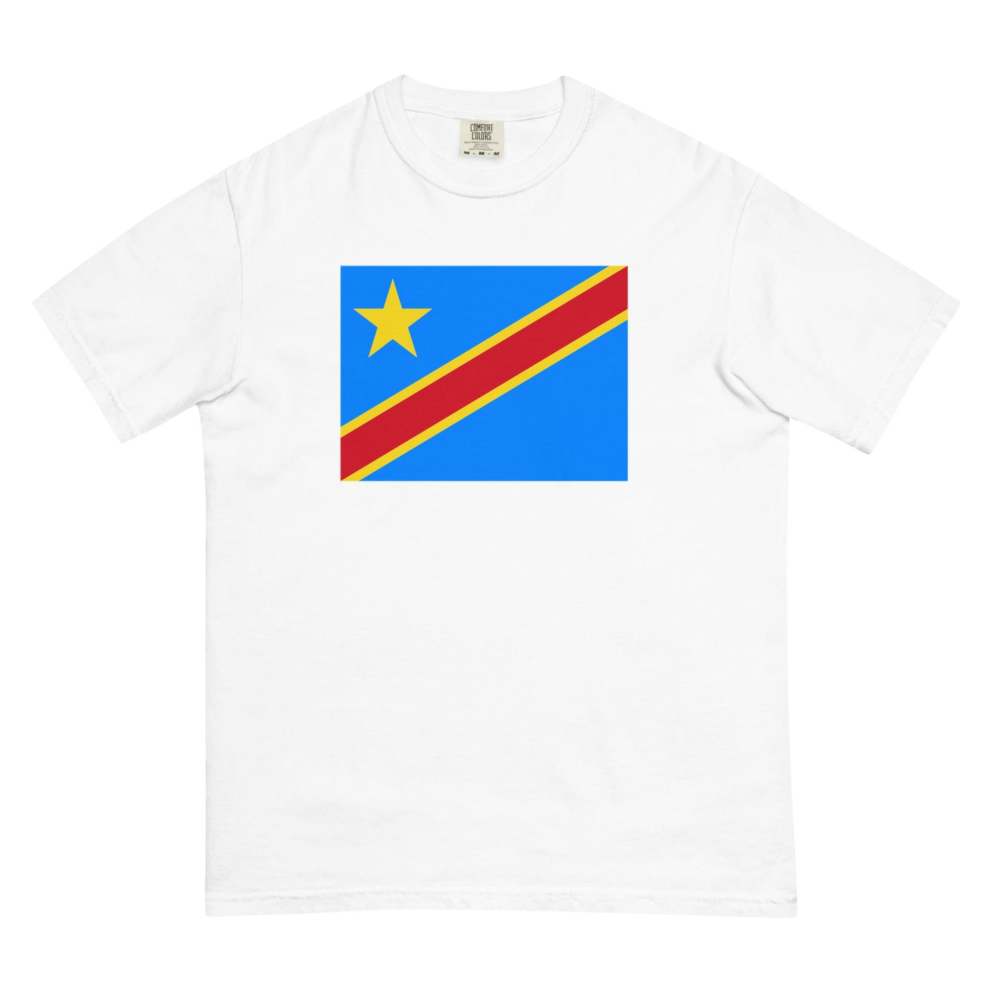 flo blue flag shirt for Dominica – size small