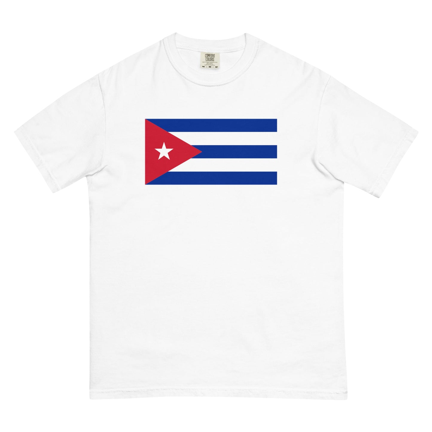 Flag tee representing Cuba in true navy, 4X large