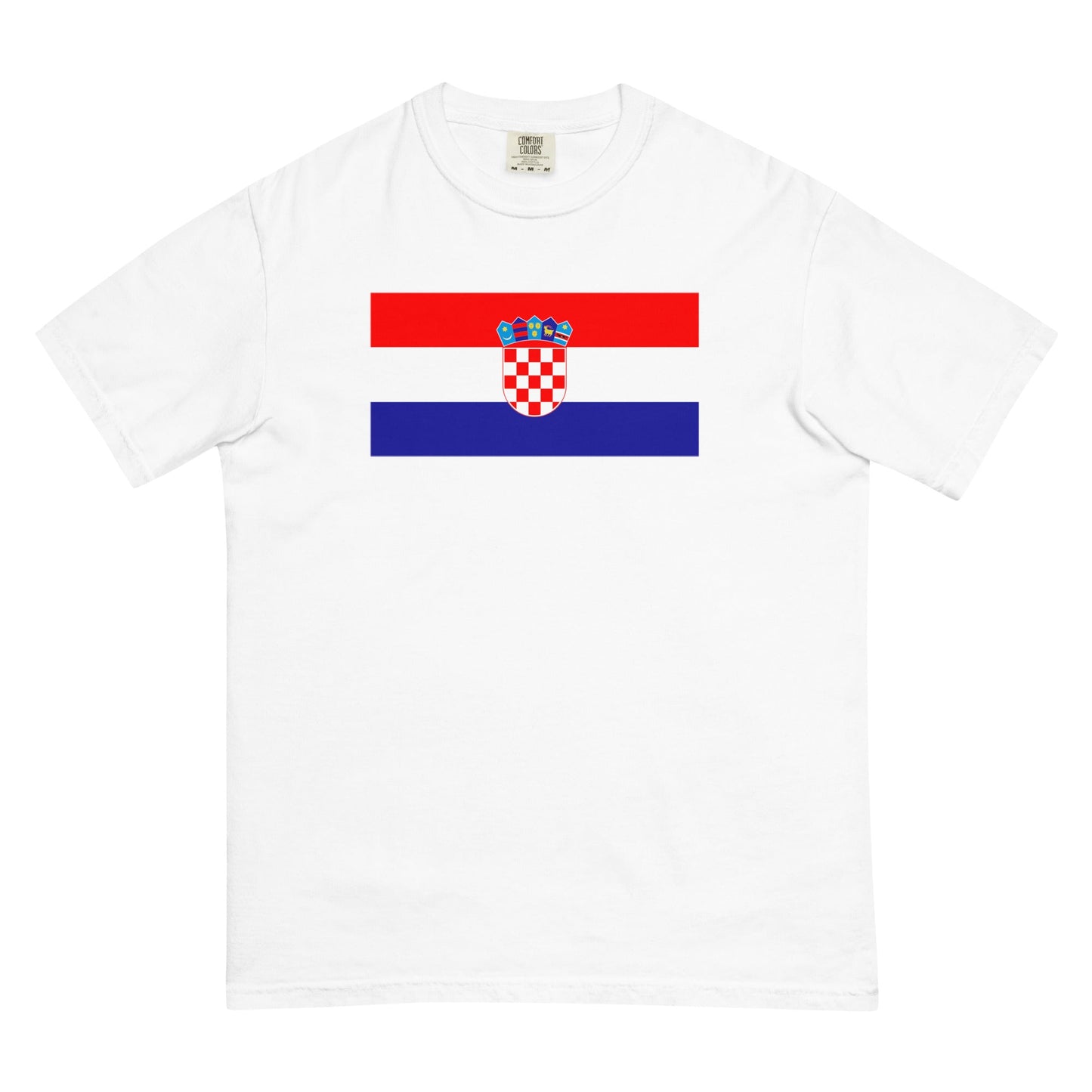 espresso shirt with Croatia flag design, 4X large