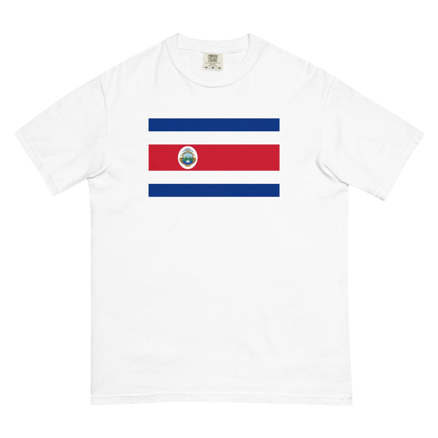 Costa Rica flag shirt in espresso, size 4X large