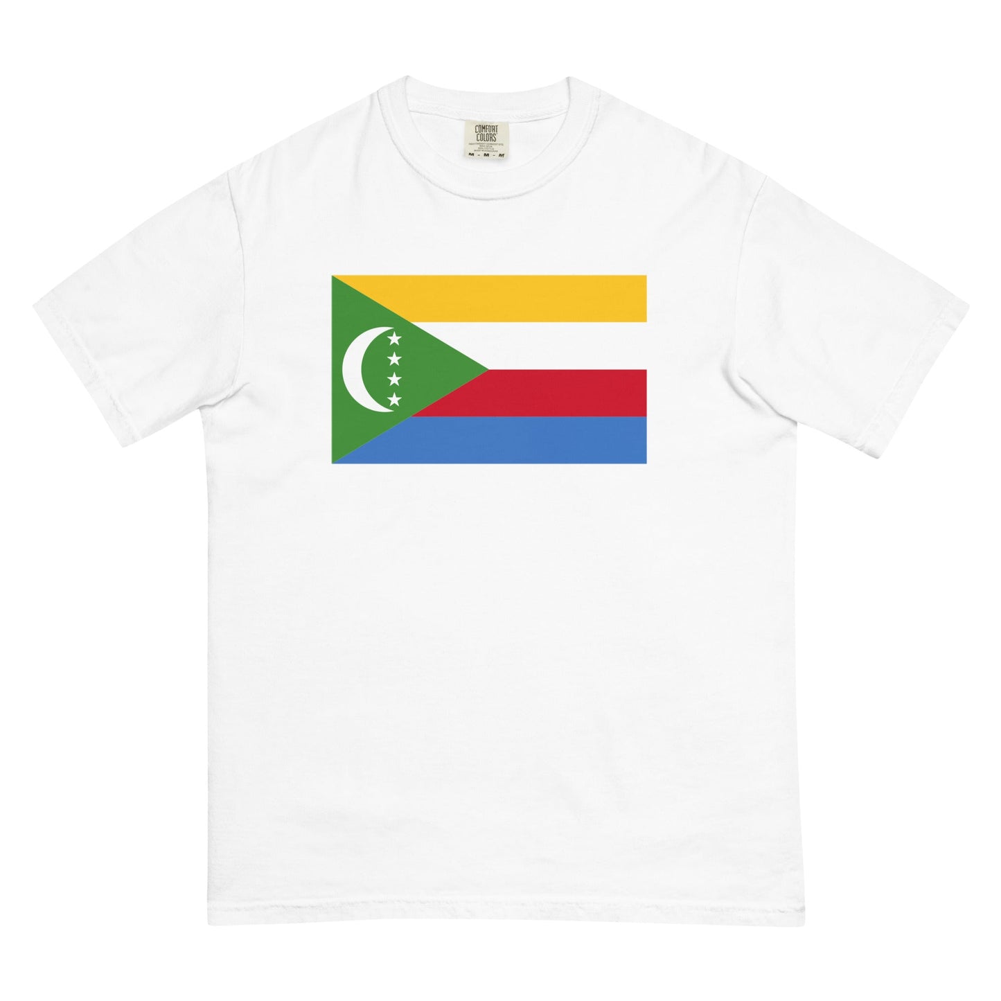 espresso shirt with Comoros flag design, medium