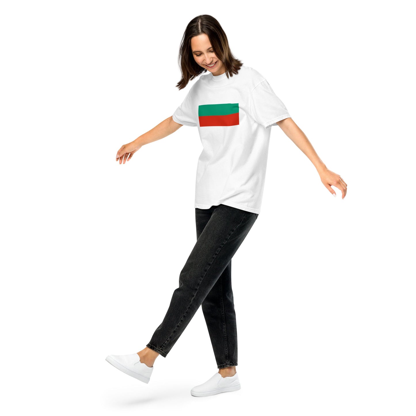 Bulgaria flag shirt in grape, size 3X large