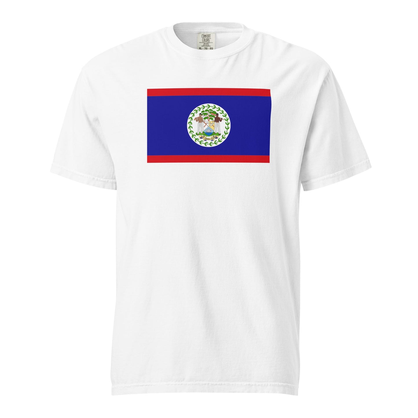 Belize pride shirt in espresso – unisex, 2X large