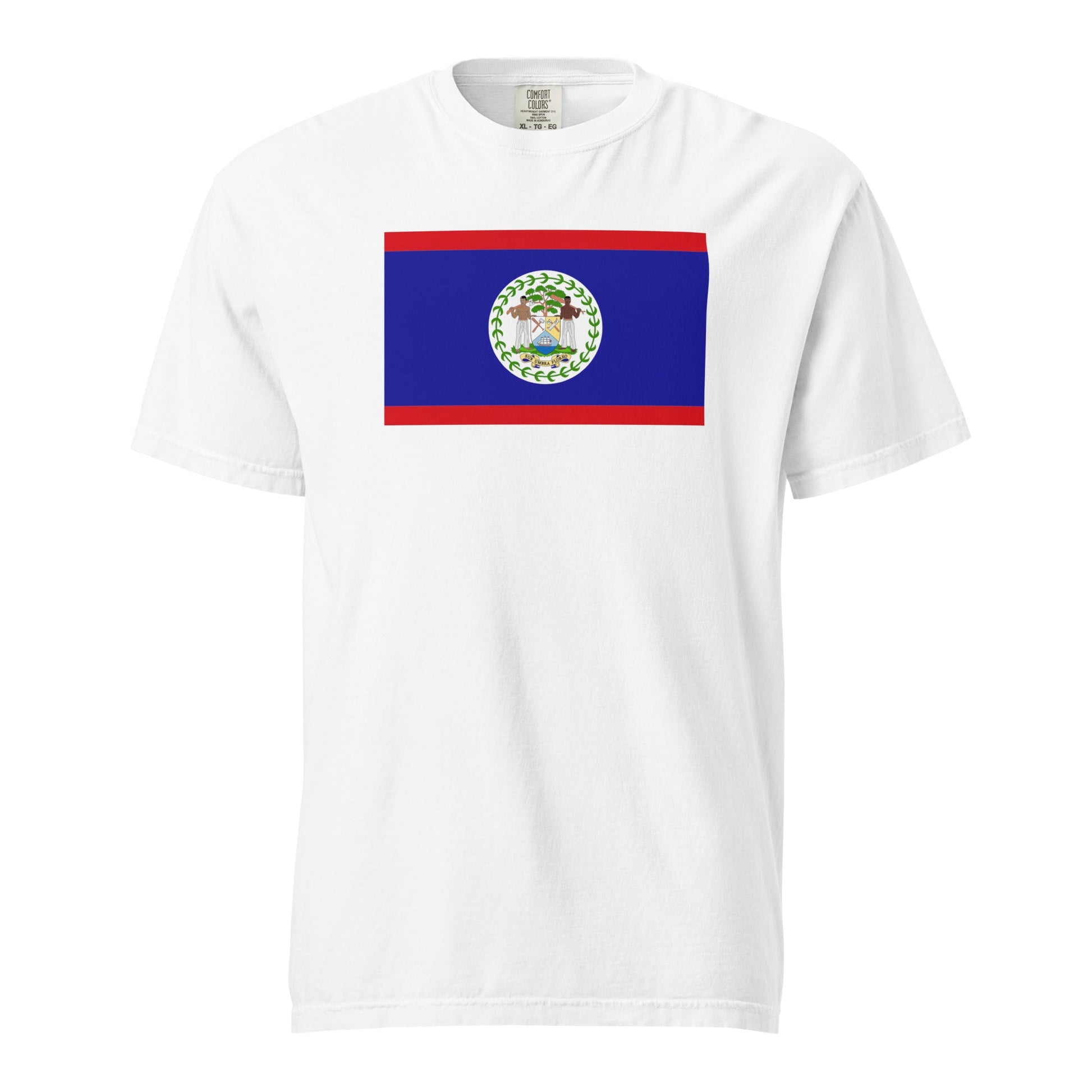 Belize pride shirt in espresso – unisex, 2X large