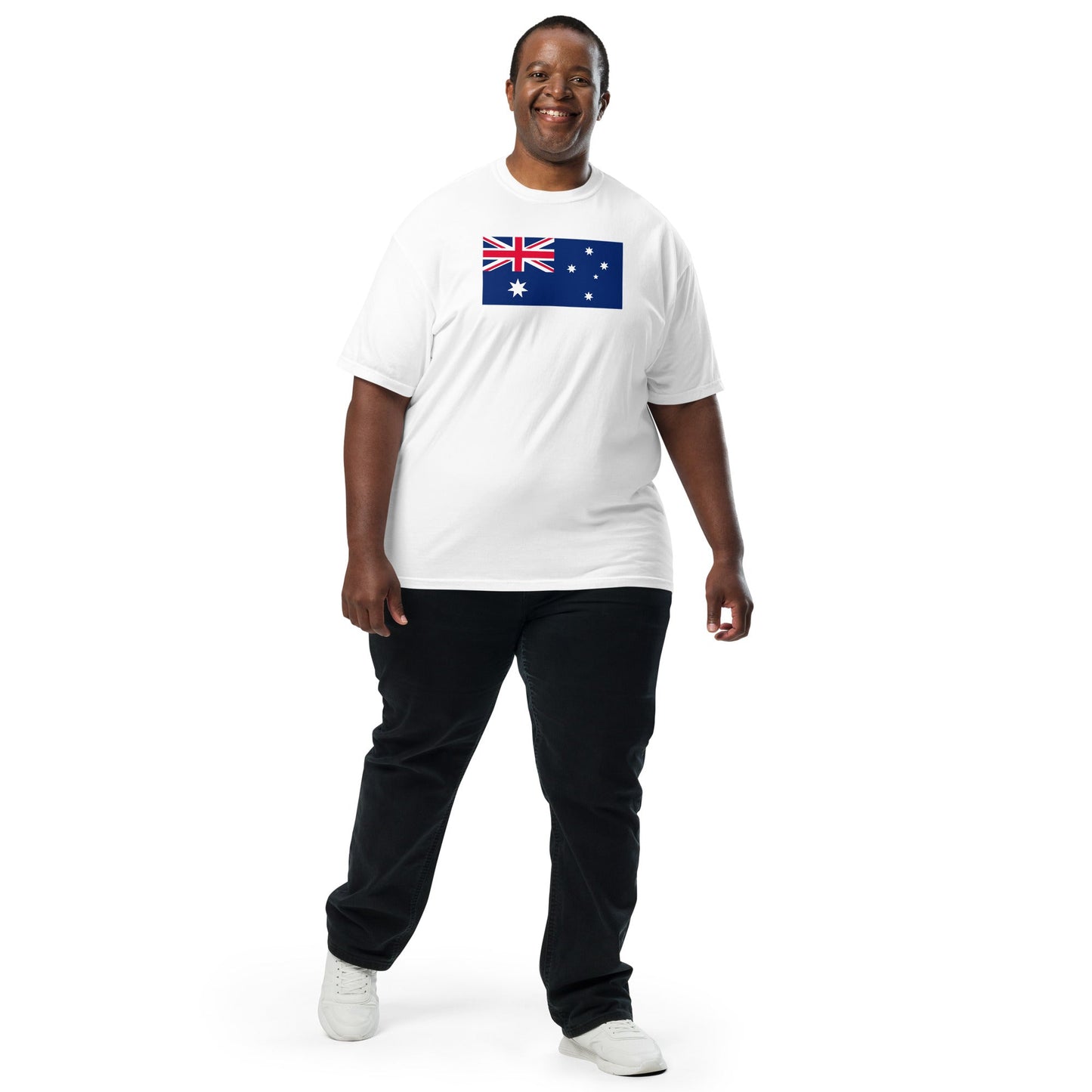 Australia flag shirt in red, size 4X large