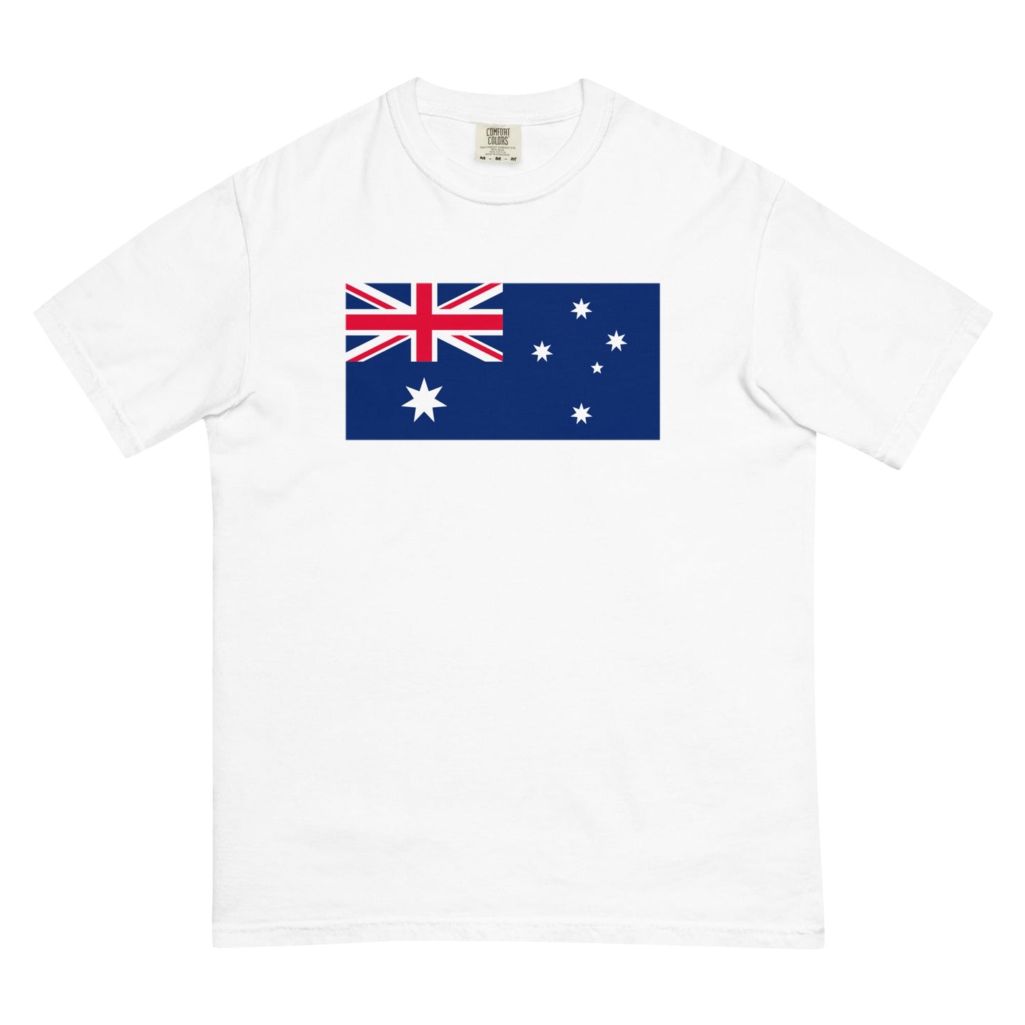 yam shirt with Australia flag design, medium