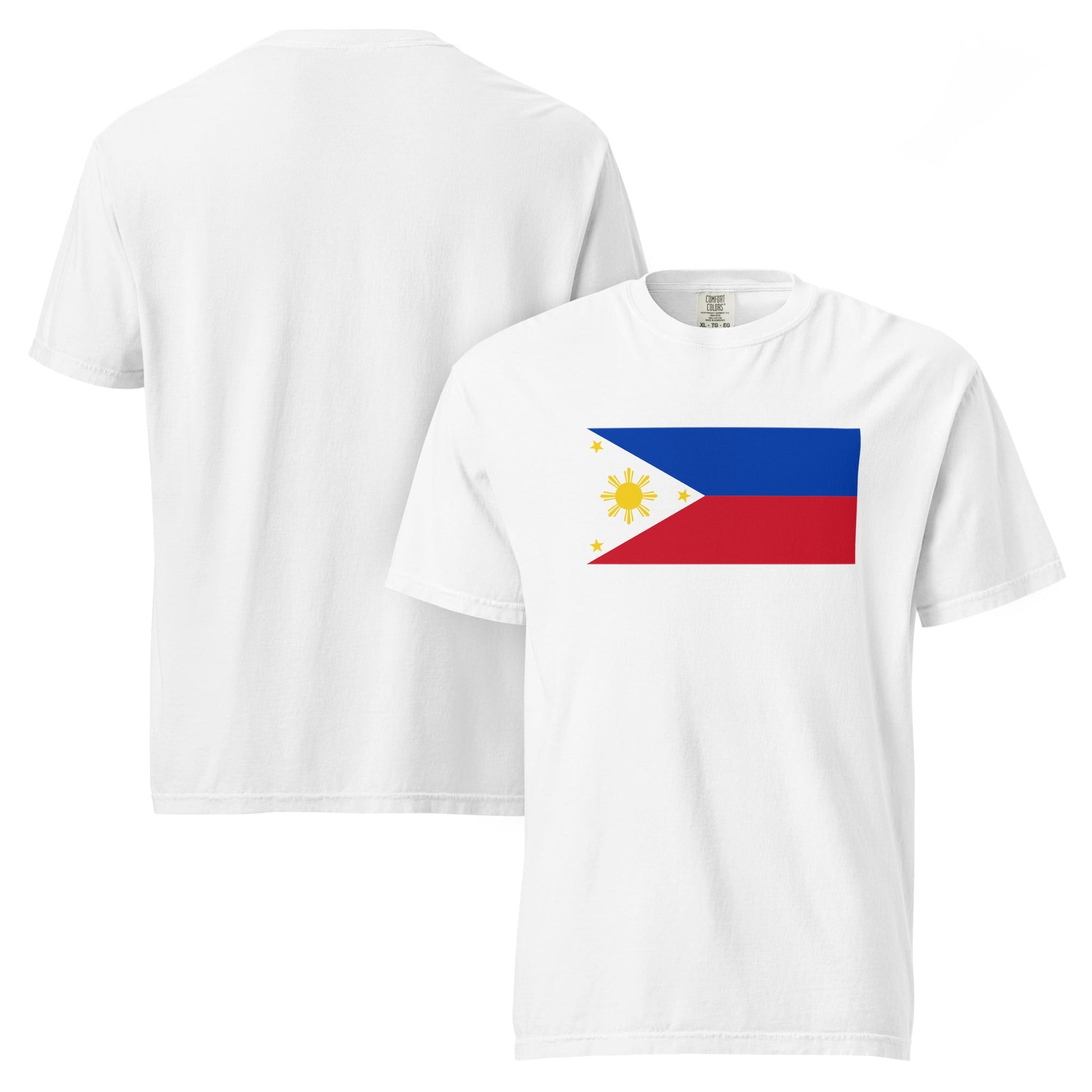 Philippines pride shirt in black – unisex, 3X large