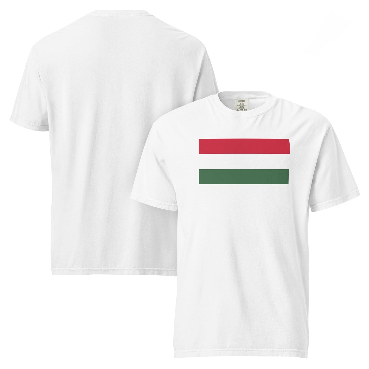 Bold Iceland 1 flag design tee in blue spruce, 4X large