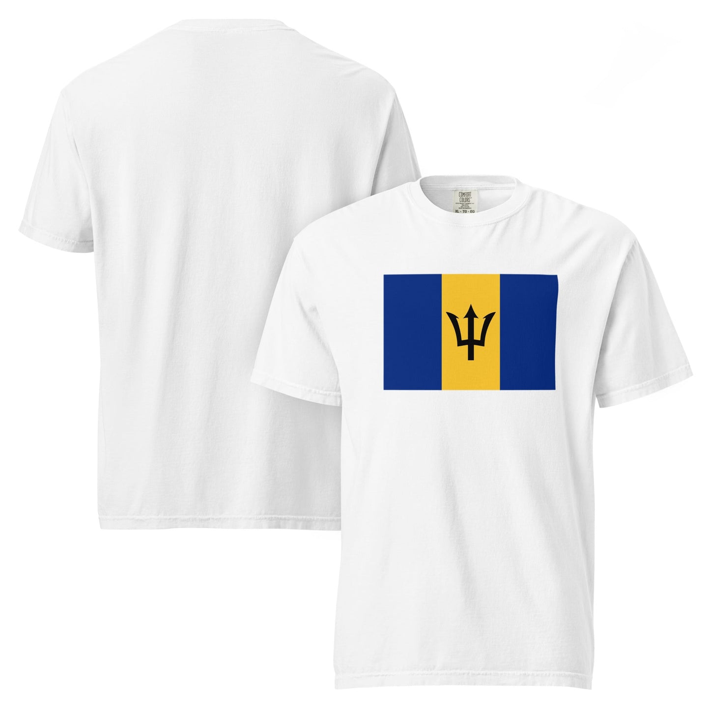 Barbados pride shirt in hemp – unisex, extra large