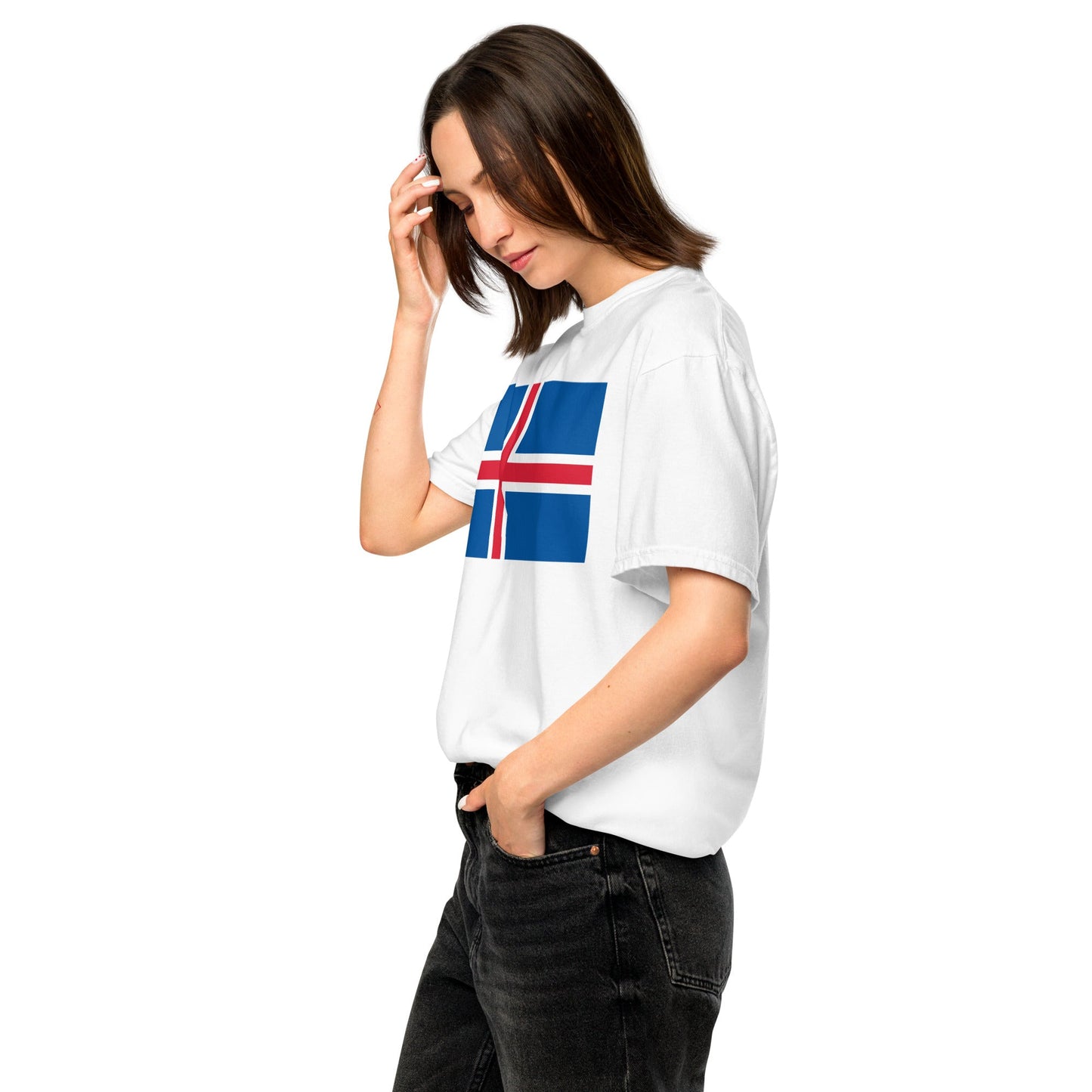 red flag shirt for Iceland – size medium