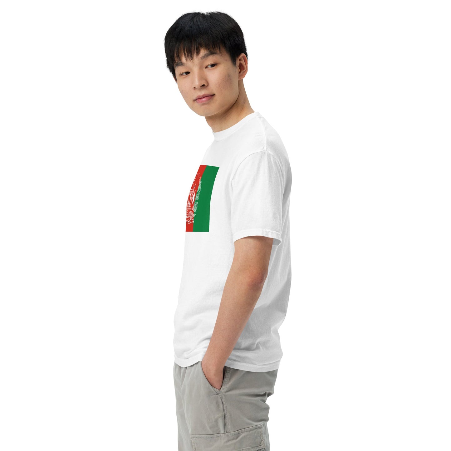Flag tee representing Afghanistan in grape, 3X large