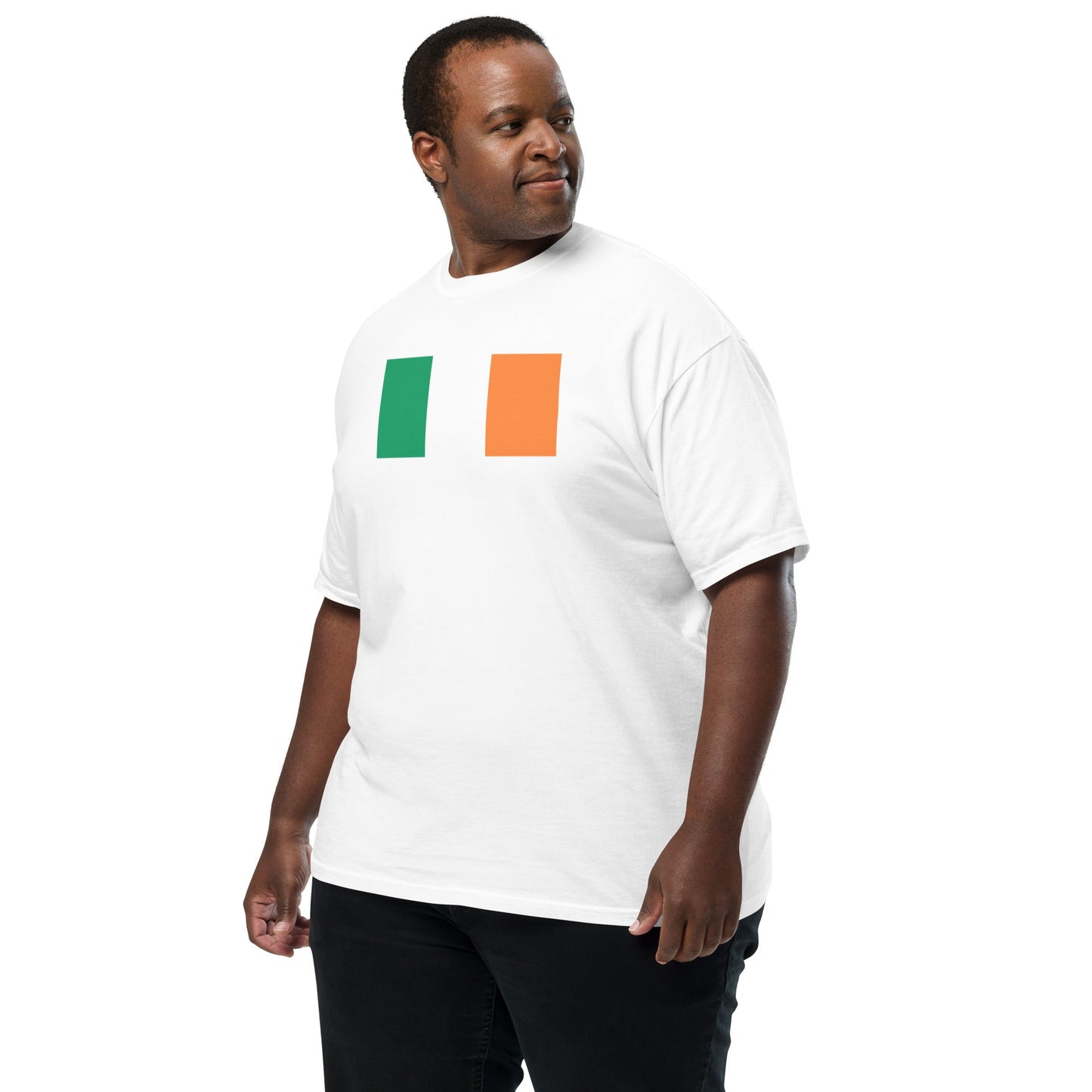 Flag tee representing Ireland in red, 4X large