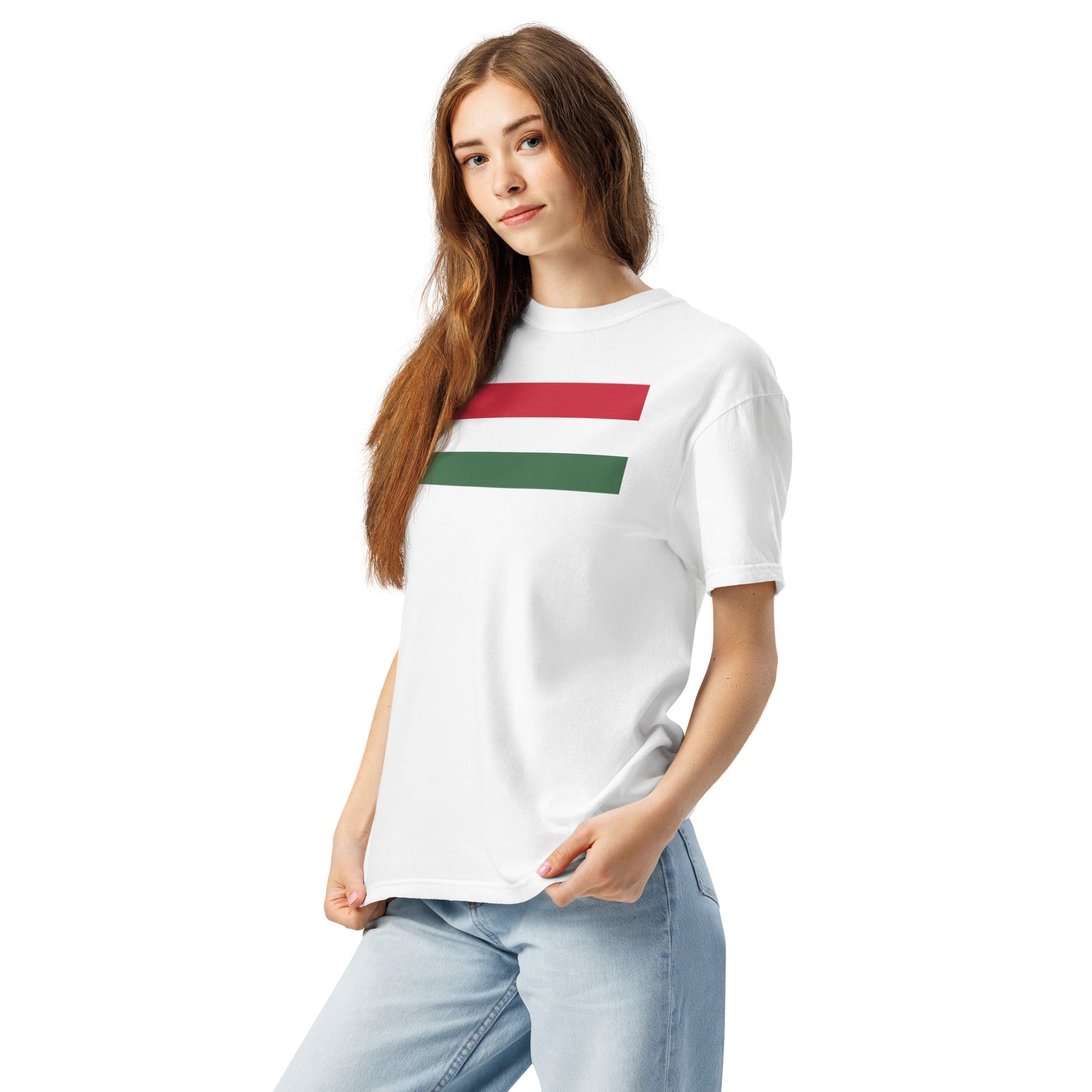 Iceland 1 flag shirt in blue spruce, size extra large