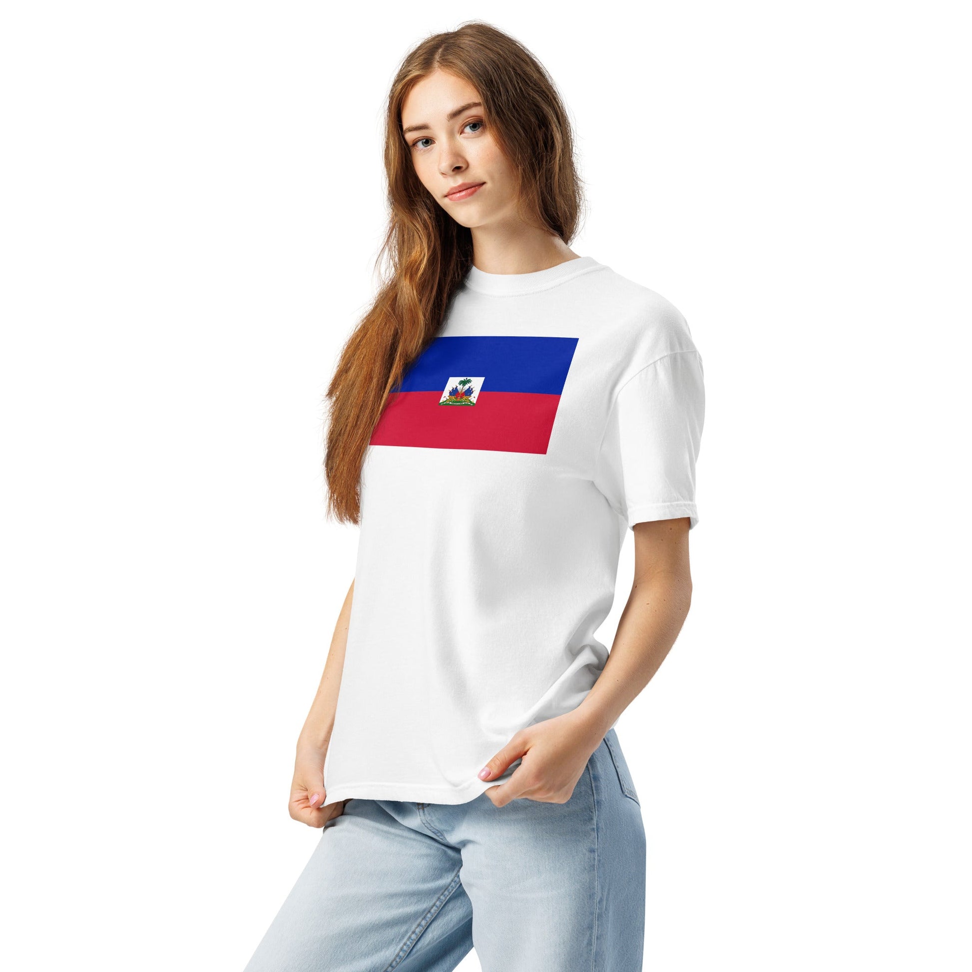 Haiti national shirt, 2X large, in hemp