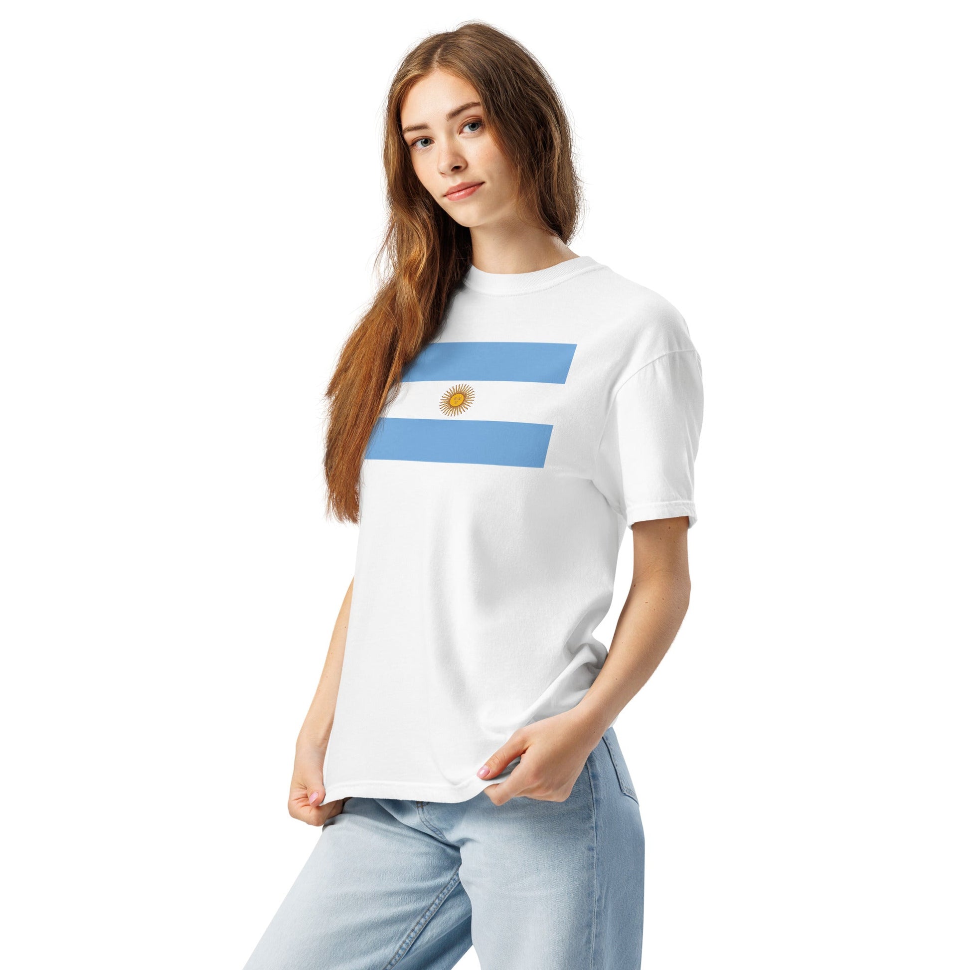 Argentina flag shirt in true navy, size 4X large
