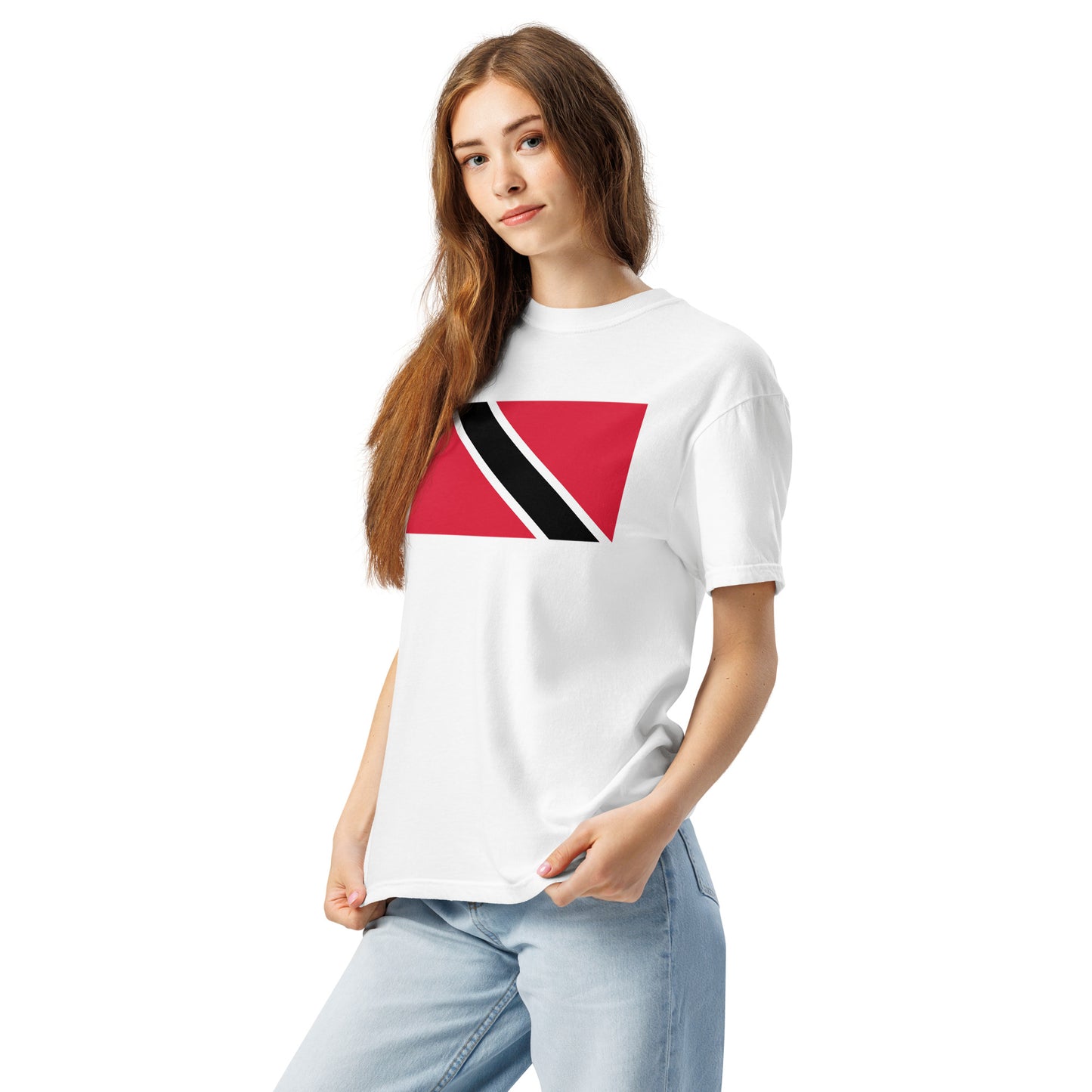 Trinidad national shirt, extra large, in washed denim